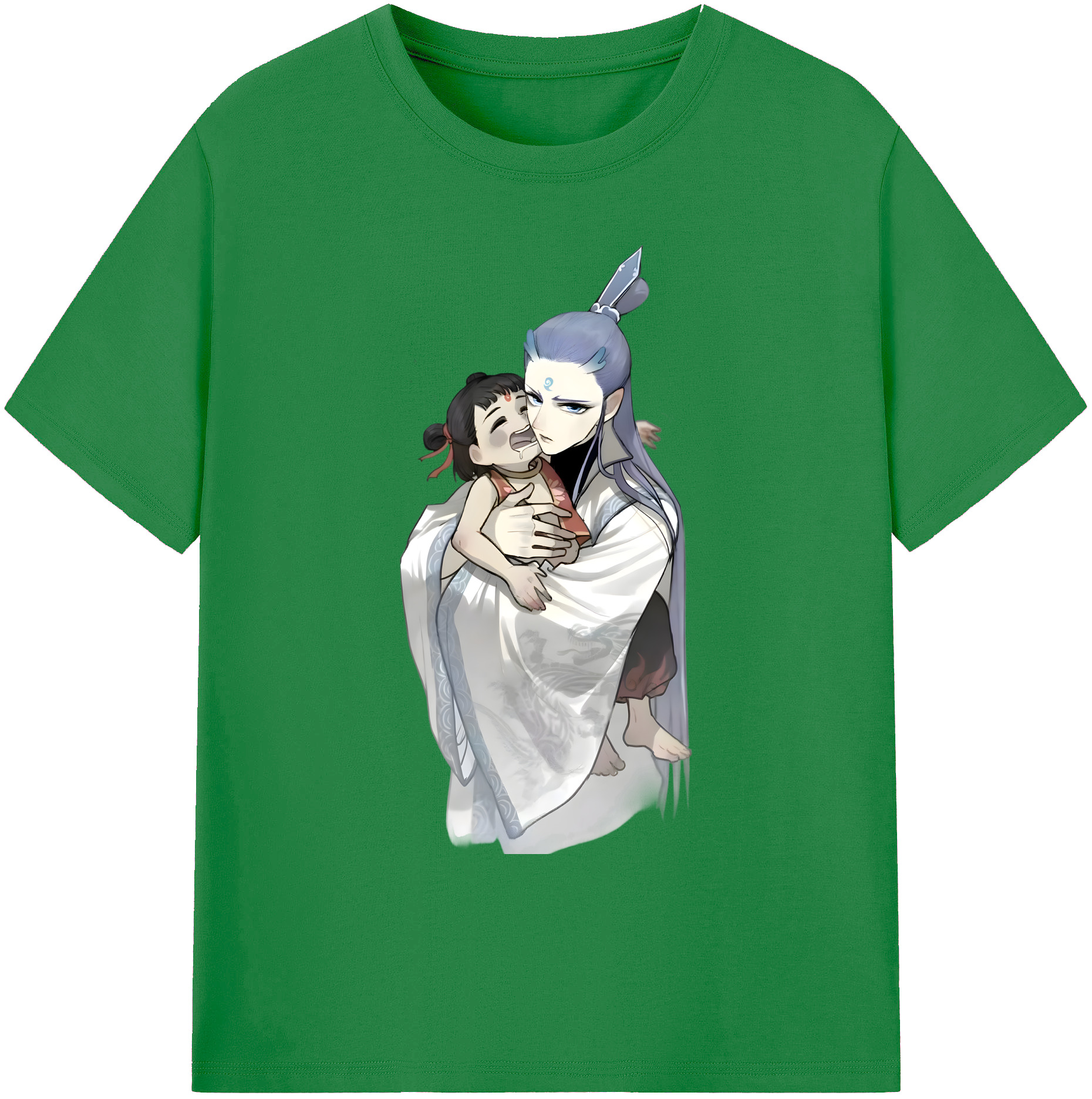 （画像用） Ne Zha 2 ナタ 魔童の大暴れ 綿100％ メンズ半袖Tシャツ｜肌触りやわらか＆通気性