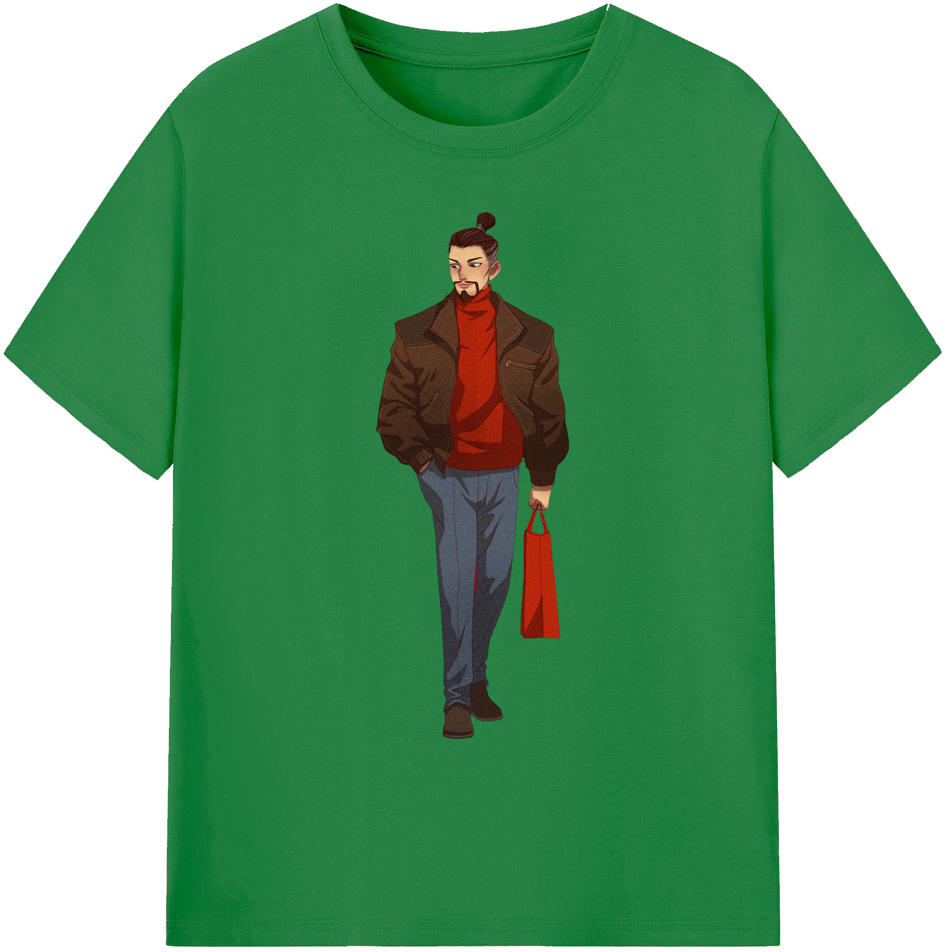 （画像用） Ne Zha 2 ナタ 魔童の大暴れ 綿100％ メンズ半袖Tシャツ｜肌触りやわらか＆通気性