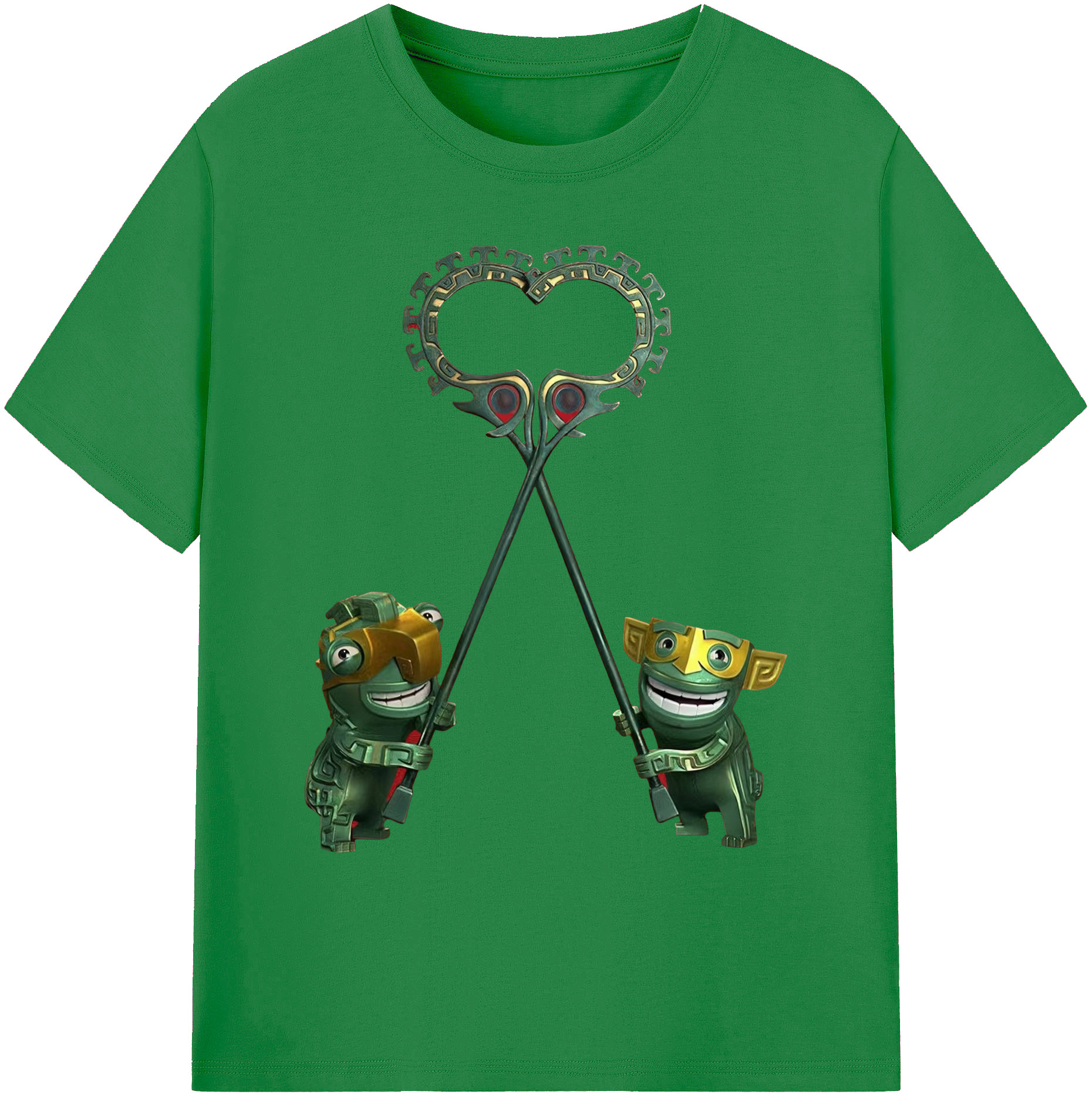 （画像用） Ne Zha 2 ナタ 魔童の大暴れ 綿100％ メンズ半袖Tシャツ｜肌触りやわらか＆通気性