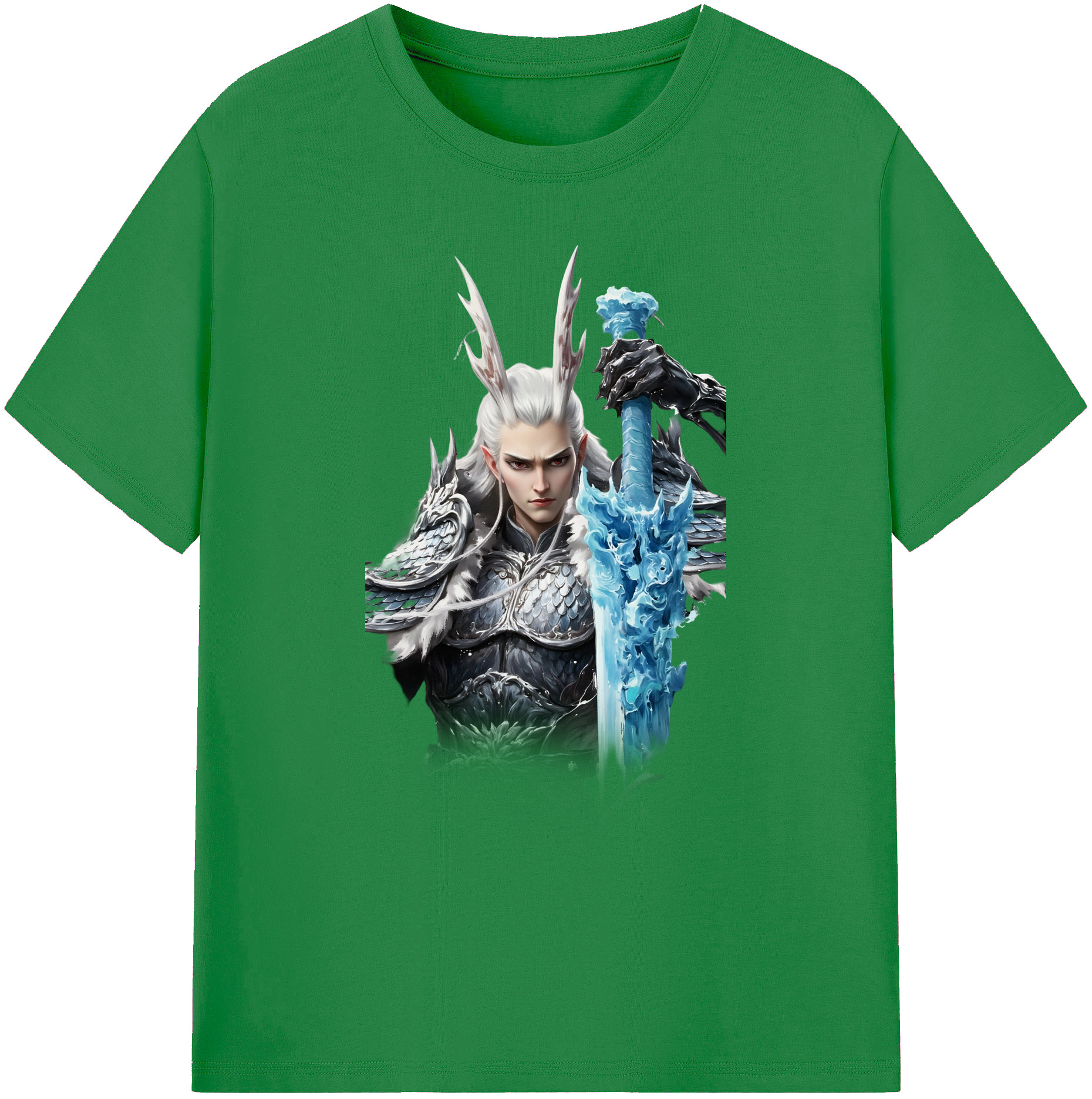 （画像用） Ne Zha 2 ナタ 魔童の大暴れ 綿100％ メンズ半袖Tシャツ｜肌触りやわらか＆通気性