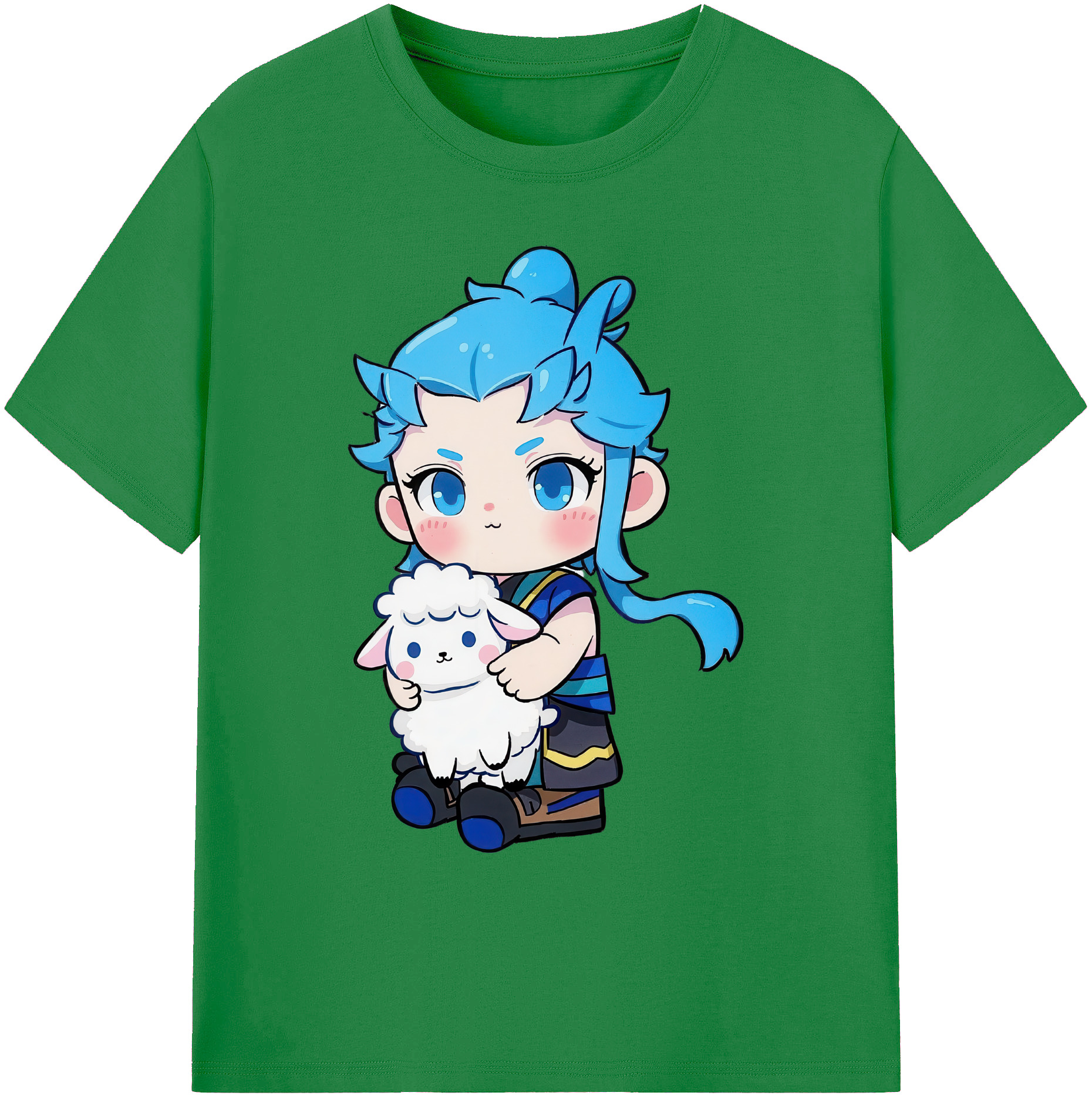 （画像用） Ne Zha 2 ナタ 魔童の大暴れ 綿100％ メンズ半袖Tシャツ｜肌触りやわらか＆通気性