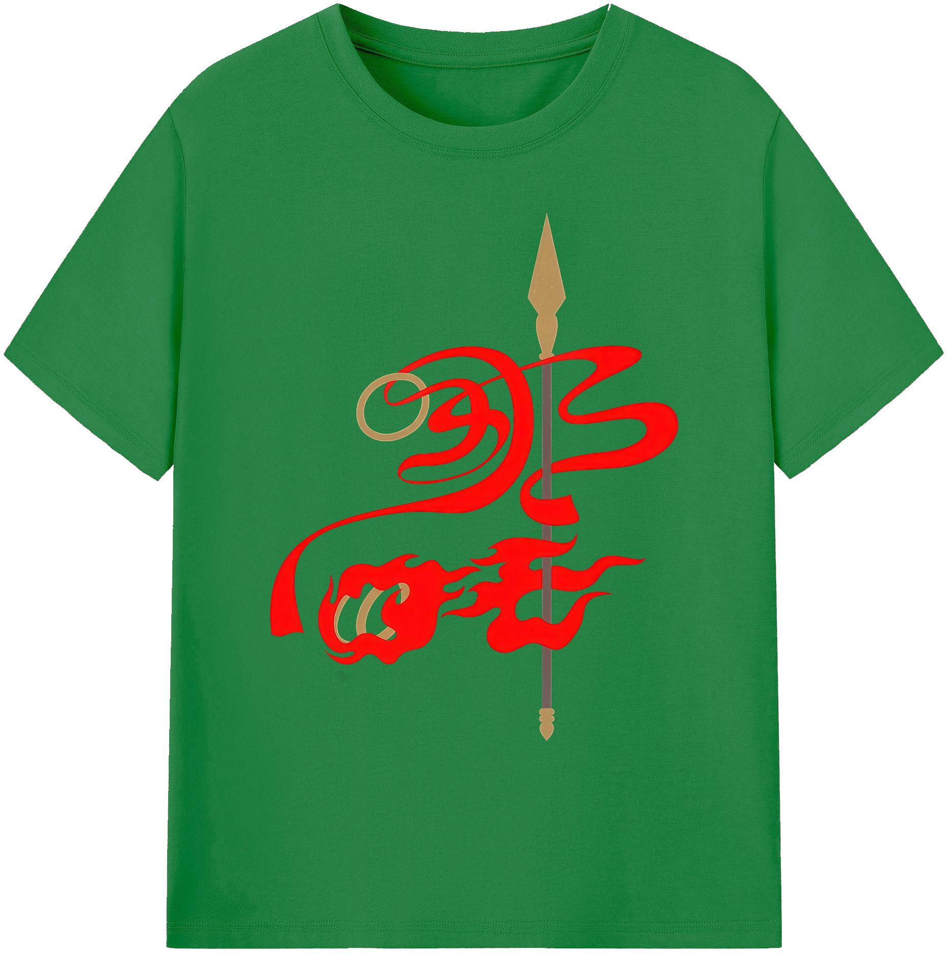 （画像用） Ne Zha 2 ナタ 魔童の大暴れ 綿100％ メンズ半袖Tシャツ｜肌触りやわらか＆通気性