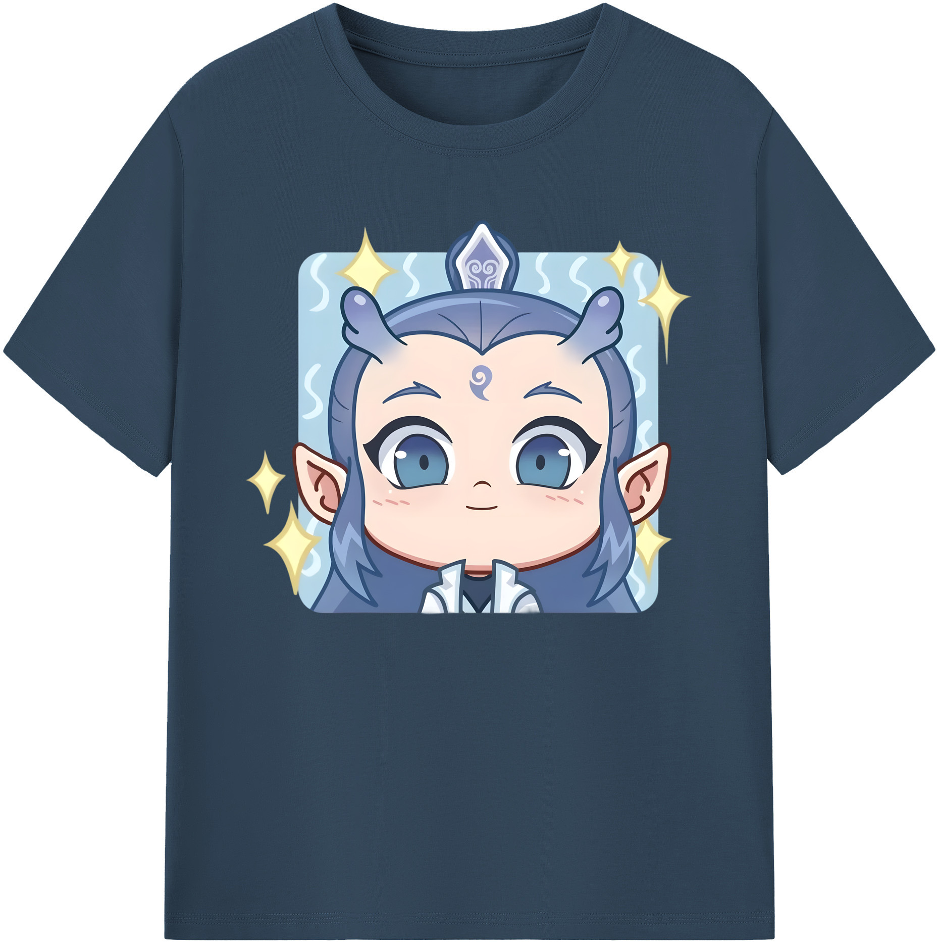（画像用） Ne Zha 2 ナタ 魔童の大暴れ 綿100％ メンズ半袖Tシャツ｜肌触りやわらか＆通気性