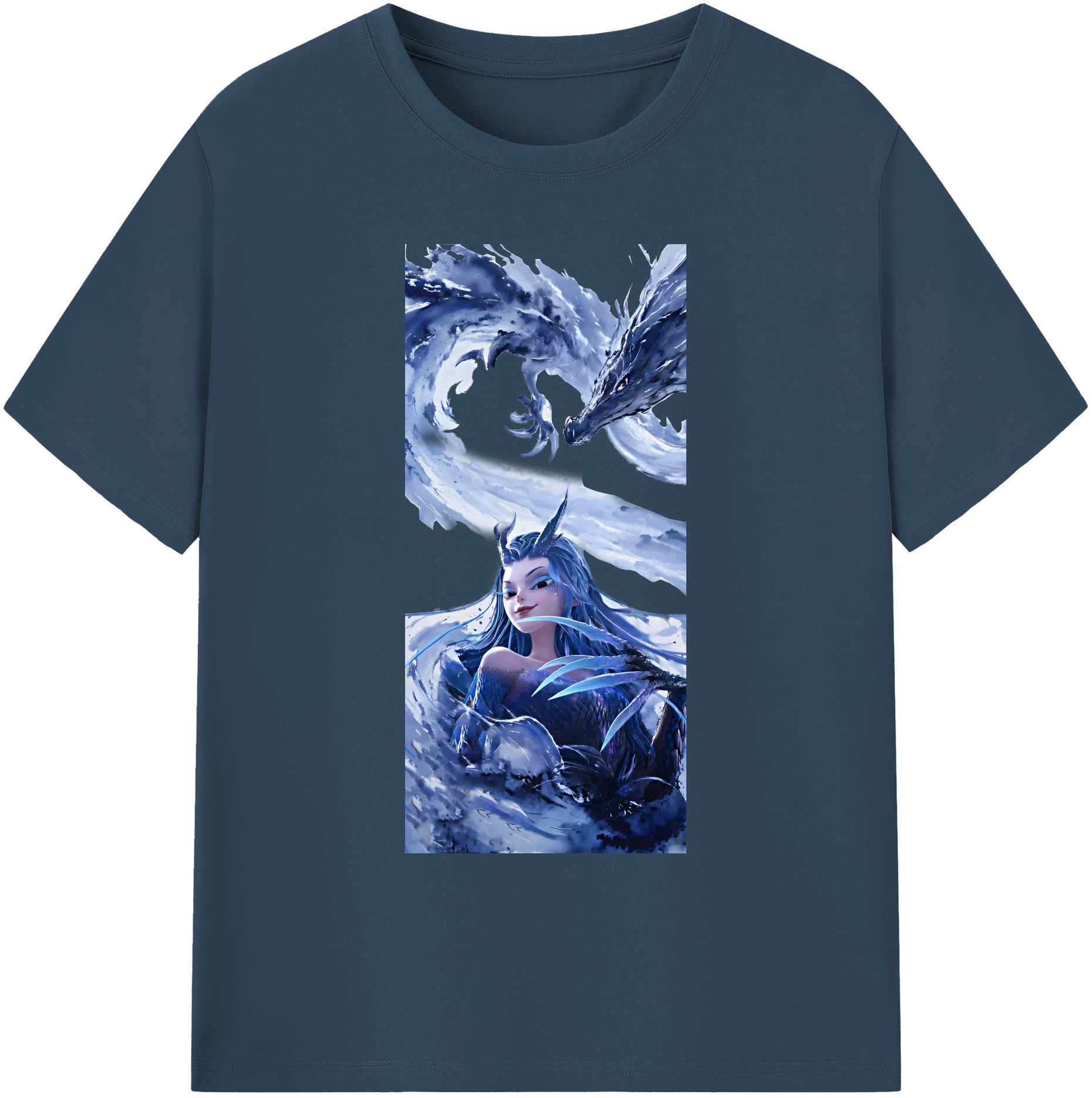 （画像用） Ne Zha 2 ナタ 魔童の大暴れ 綿100％ メンズ半袖Tシャツ｜肌触りやわらか＆通気性
