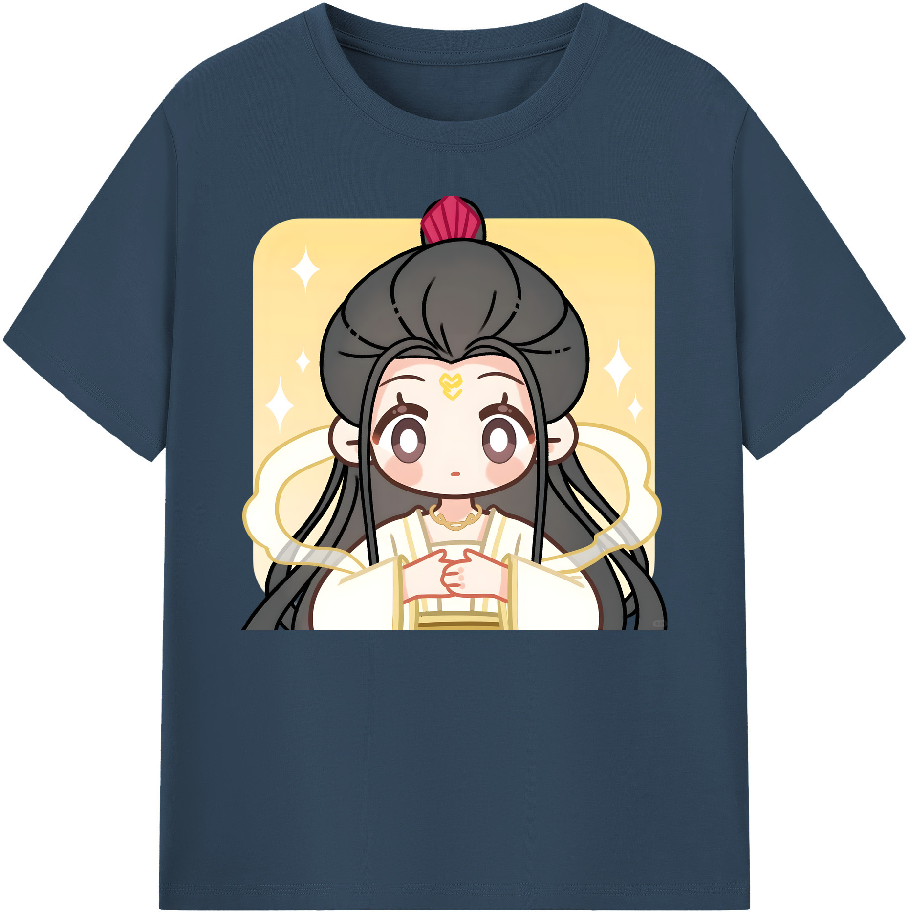 （画像用） Ne Zha 2 ナタ 魔童の大暴れ 綿100％ メンズ半袖Tシャツ｜肌触りやわらか＆通気性
