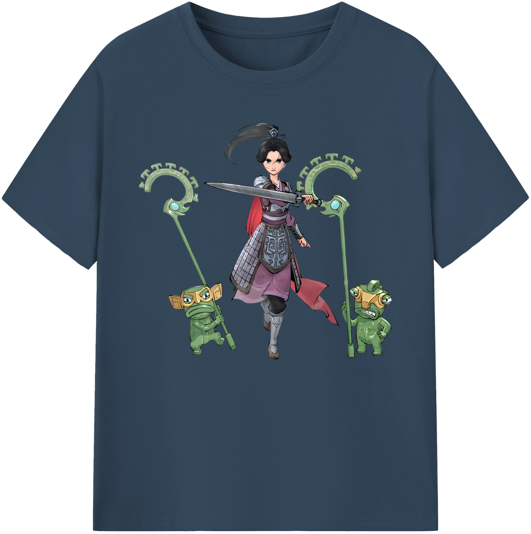 （画像用） Ne Zha 2 ナタ 魔童の大暴れ 綿100％ メンズ半袖Tシャツ｜肌触りやわらか＆通気性
