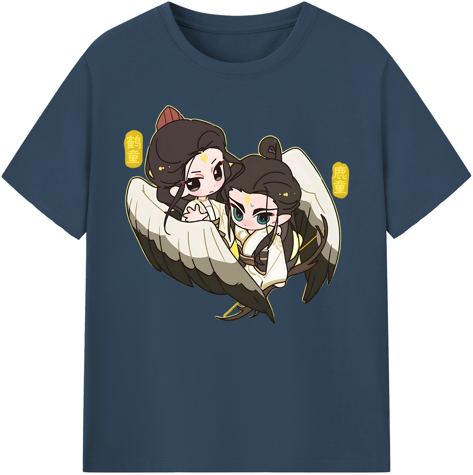 （画像用） Ne Zha 2 ナタ 魔童の大暴れ 綿100％ メンズ半袖Tシャツ｜肌触りやわらか＆通気性