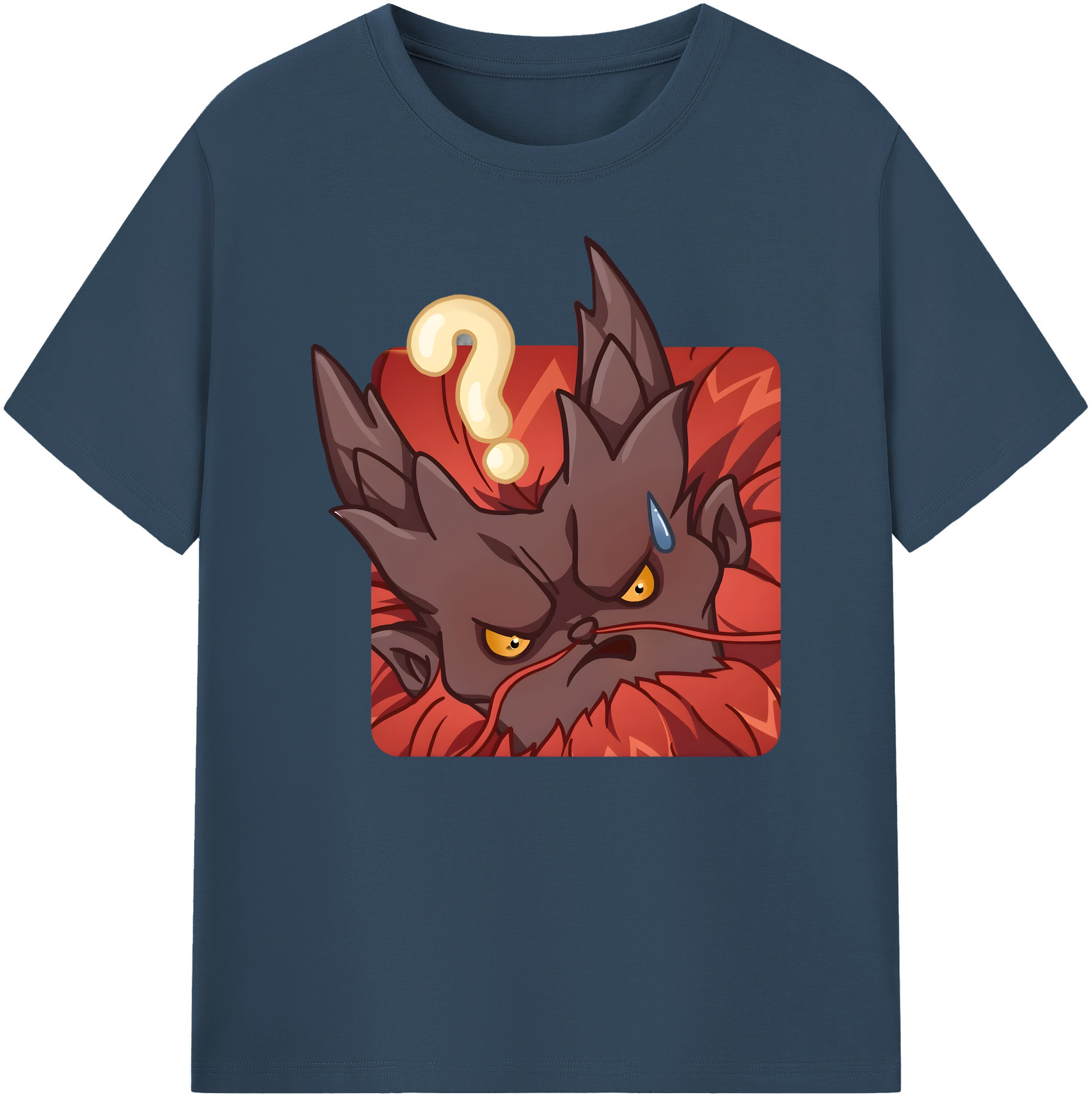（画像用） Ne Zha 2 ナタ 魔童の大暴れ 綿100％ メンズ半袖Tシャツ｜肌触りやわらか＆通気性