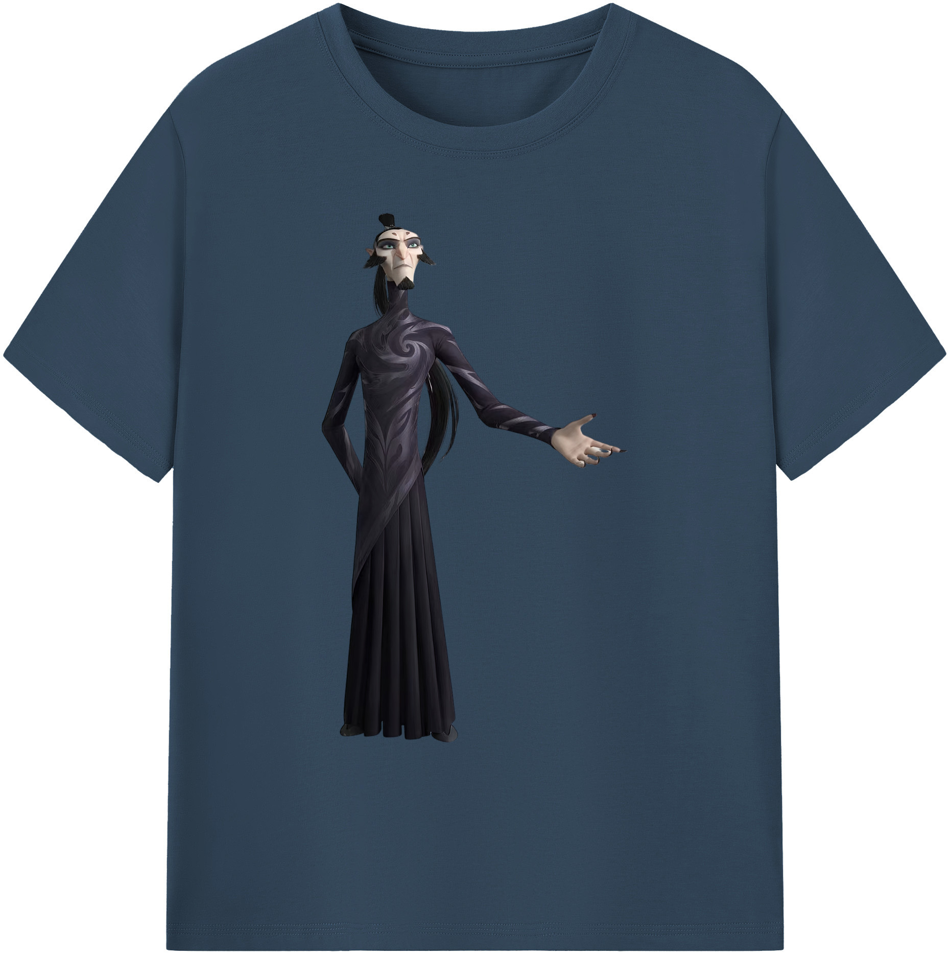 （画像用） Ne Zha 2 ナタ 魔童の大暴れ 綿100％ メンズ半袖Tシャツ｜肌触りやわらか＆通気性