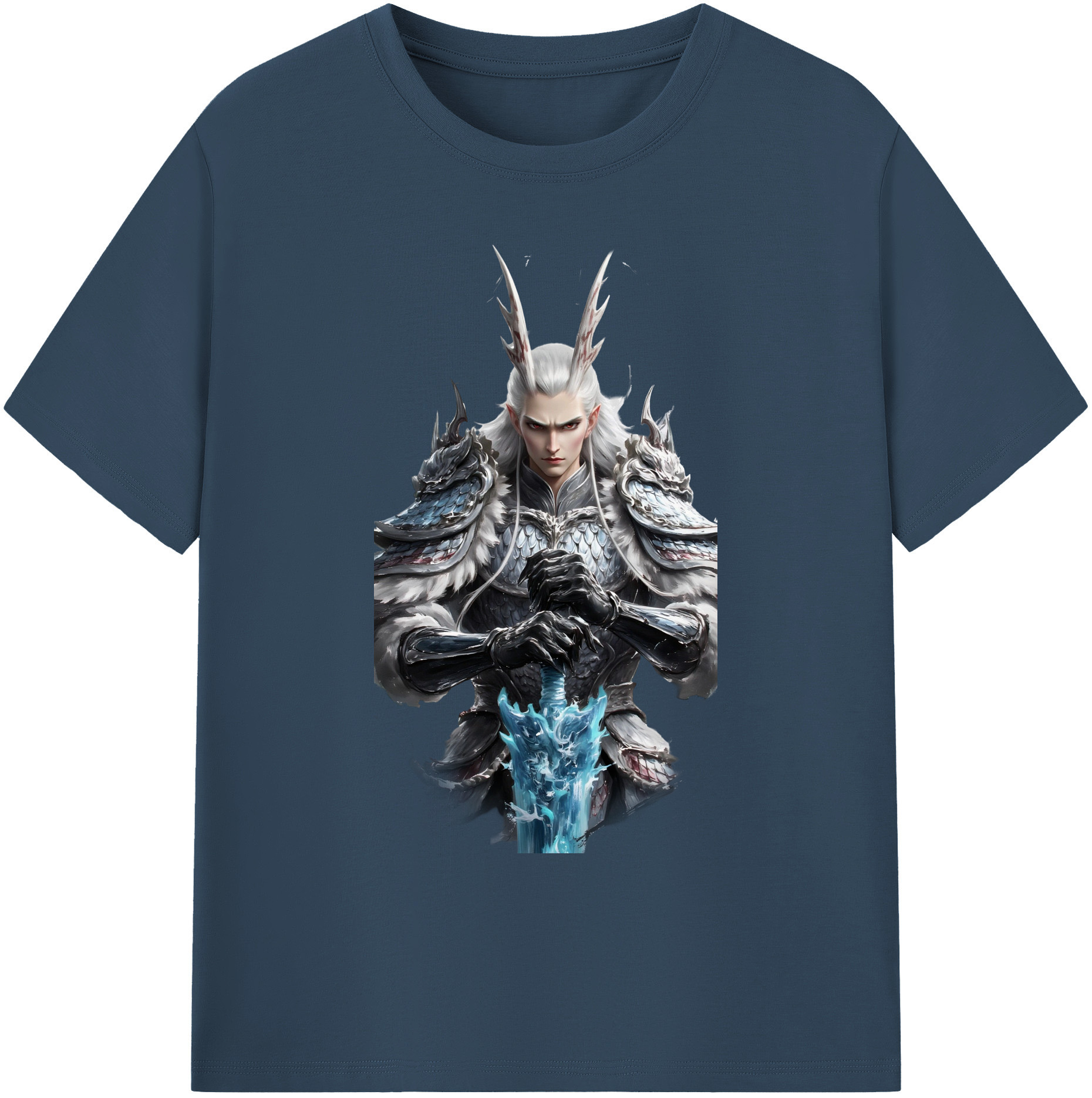（画像用） Ne Zha 2 ナタ 魔童の大暴れ 綿100％ メンズ半袖Tシャツ｜肌触りやわらか＆通気性