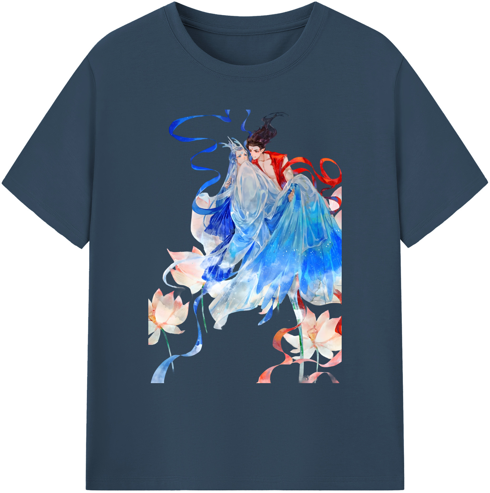 （画像用） Ne Zha 2 ナタ 魔童の大暴れ 綿100％ メンズ半袖Tシャツ｜肌触りやわらか＆通気性