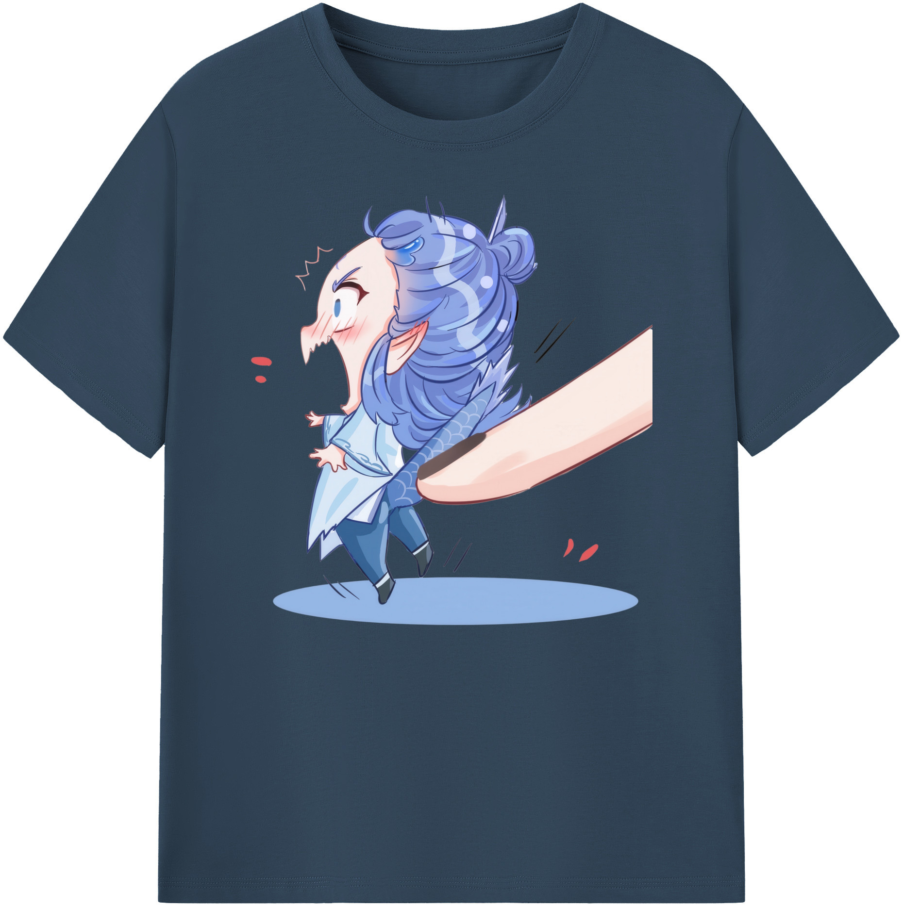 （画像用） Ne Zha 2 ナタ 魔童の大暴れ 綿100％ メンズ半袖Tシャツ｜肌触りやわらか＆通気性