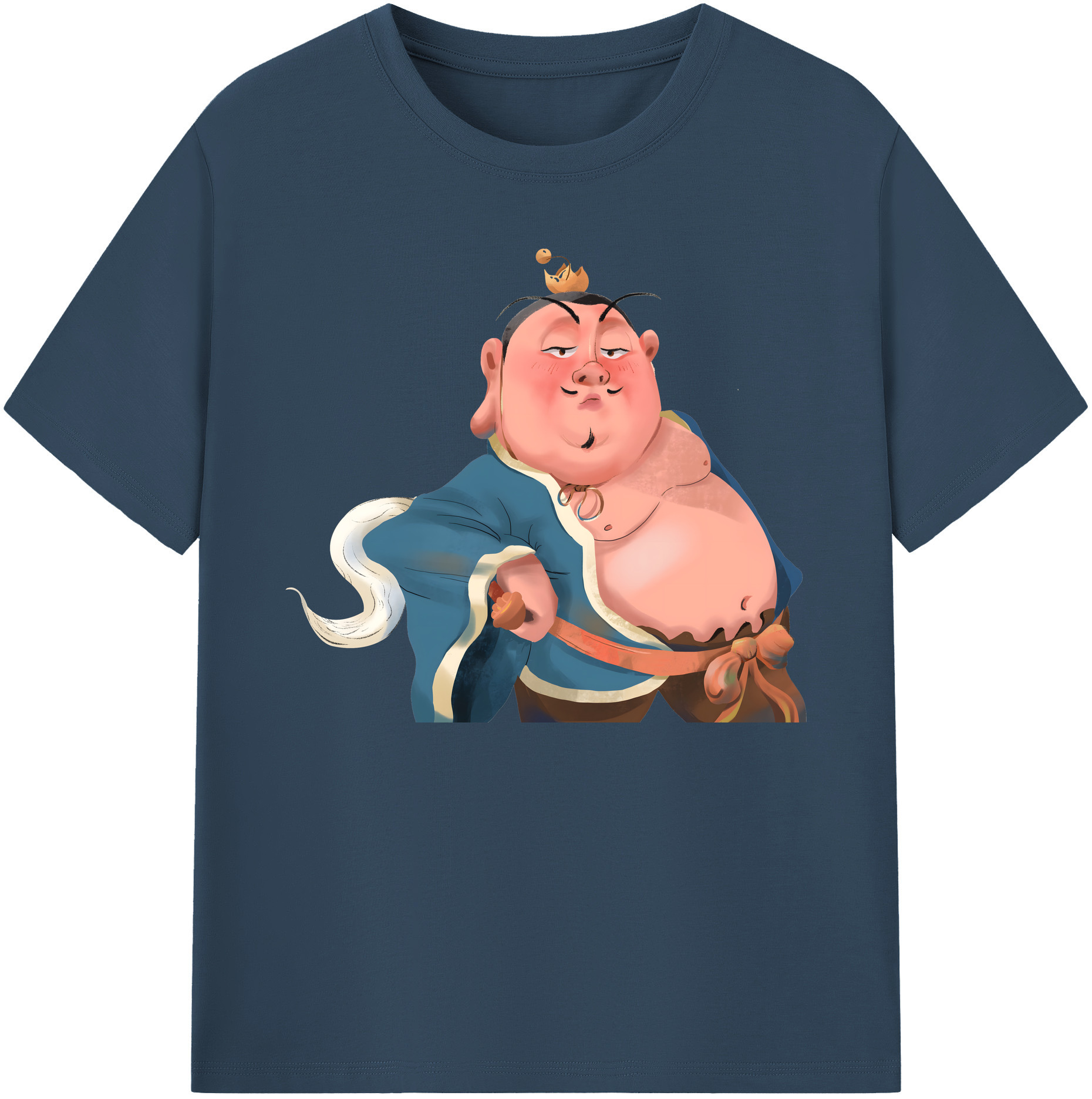 （画像用） Ne Zha 2 ナタ 魔童の大暴れ 綿100％ メンズ半袖Tシャツ｜肌触りやわらか＆通気性