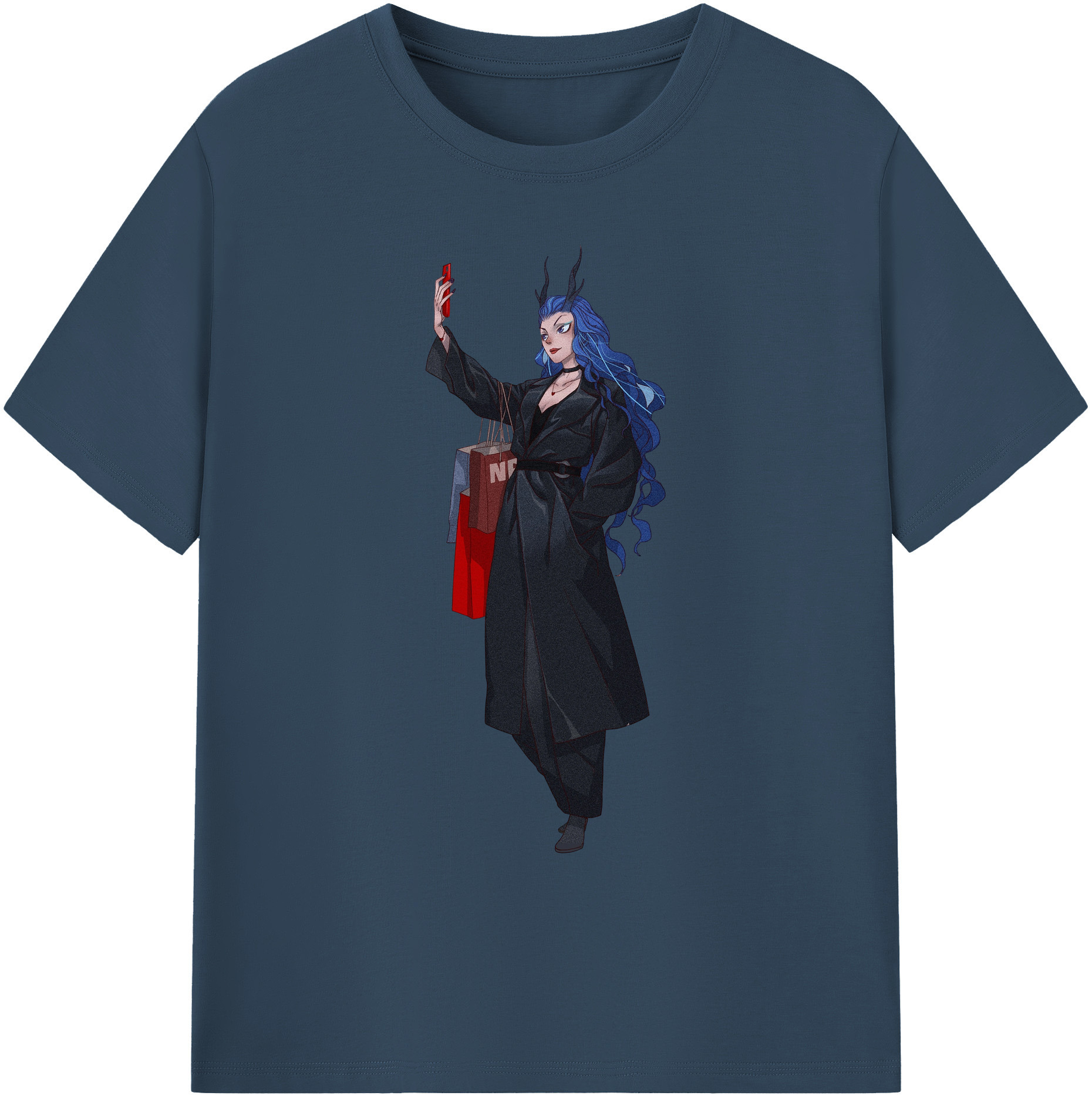 （画像用） Ne Zha 2 ナタ 魔童の大暴れ 綿100％ メンズ半袖Tシャツ｜肌触りやわらか＆通気性