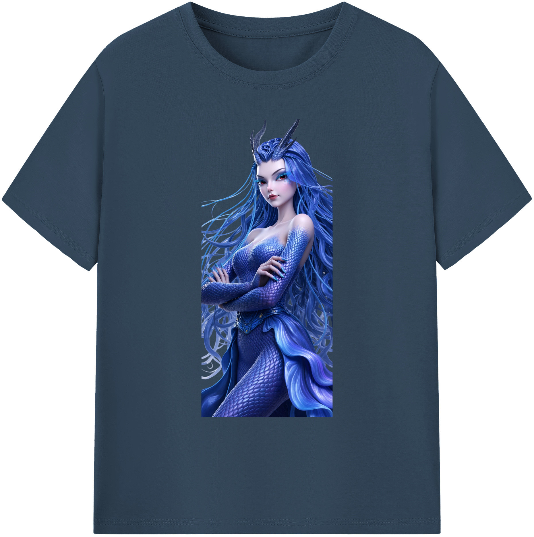 （画像用） Ne Zha 2 ナタ 魔童の大暴れ 綿100％ メンズ半袖Tシャツ｜肌触りやわらか＆通気性