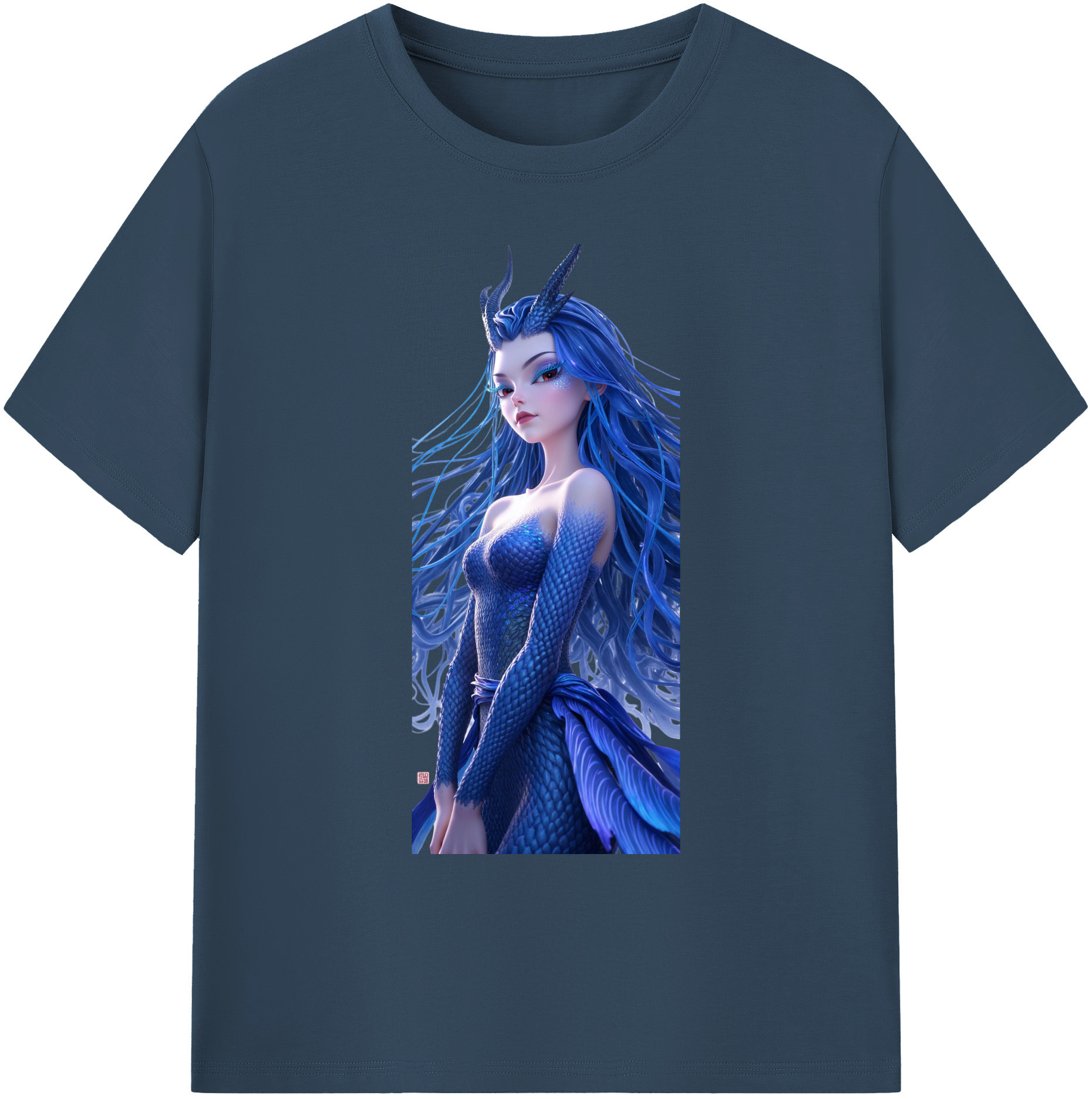 （画像用） Ne Zha 2 ナタ 魔童の大暴れ 綿100％ メンズ半袖Tシャツ｜肌触りやわらか＆通気性