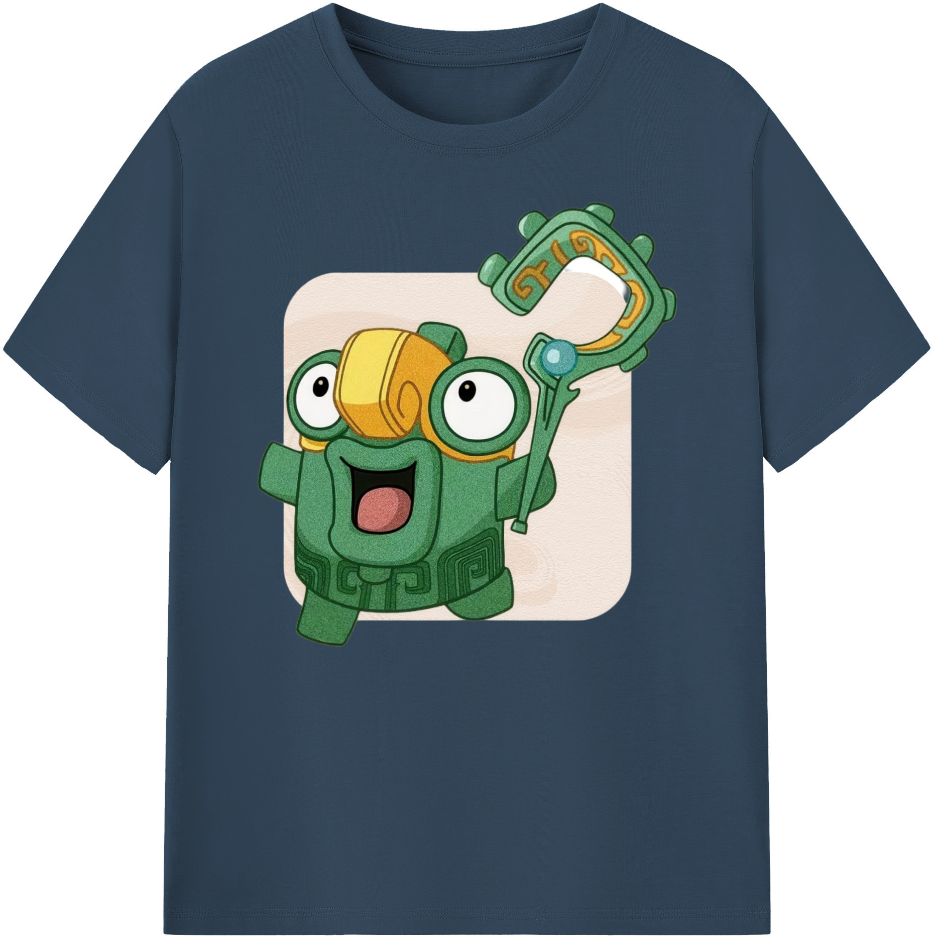 （画像用） Ne Zha 2 ナタ 魔童の大暴れ 綿100％ メンズ半袖Tシャツ｜肌触りやわらか＆通気性