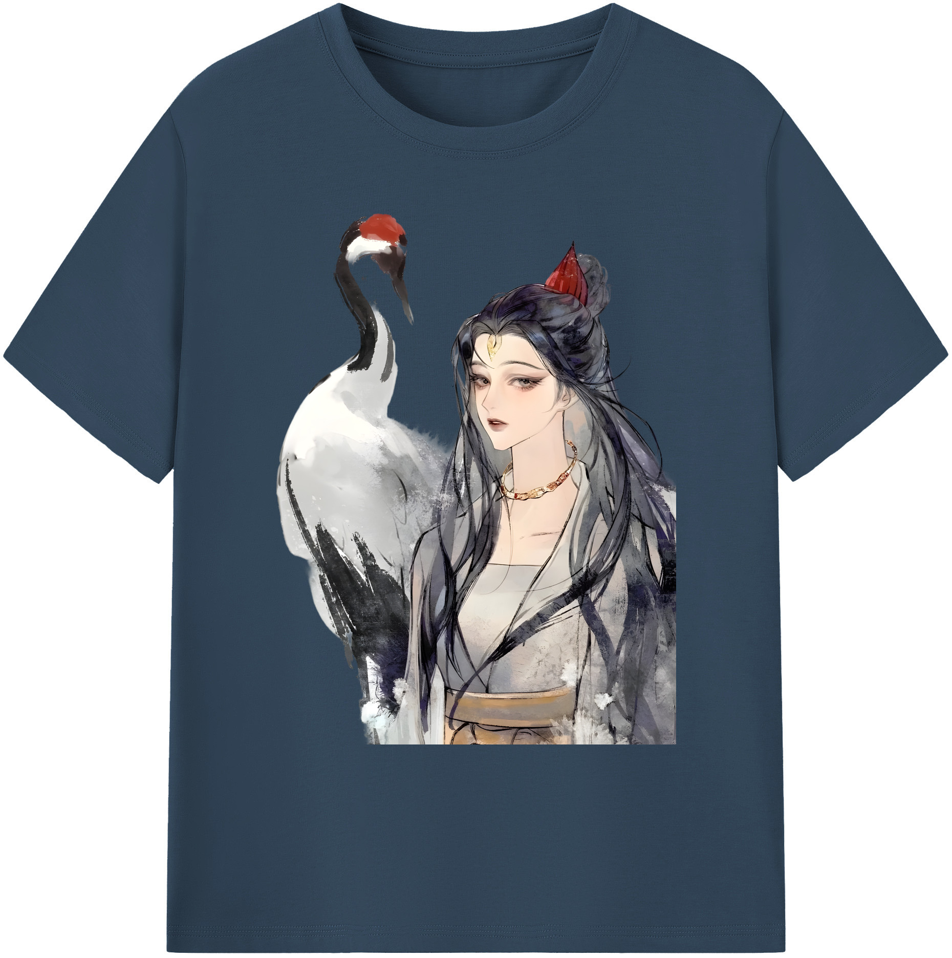（画像用） Ne Zha 2 ナタ 魔童の大暴れ 綿100％ メンズ半袖Tシャツ｜肌触りやわらか＆通気性