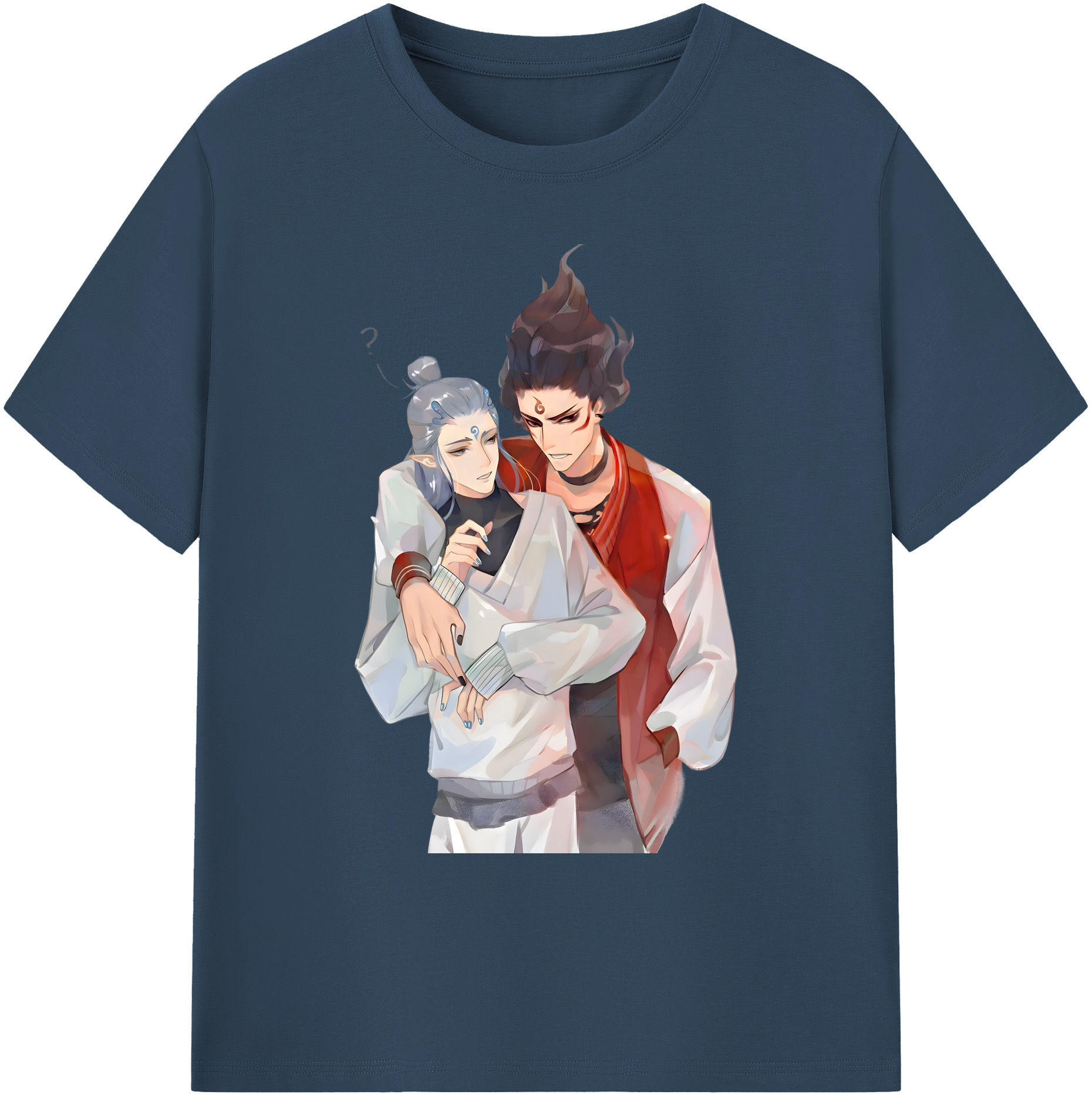 （画像用） Ne Zha 2 ナタ 魔童の大暴れ 綿100％ メンズ半袖Tシャツ｜肌触りやわらか＆通気性