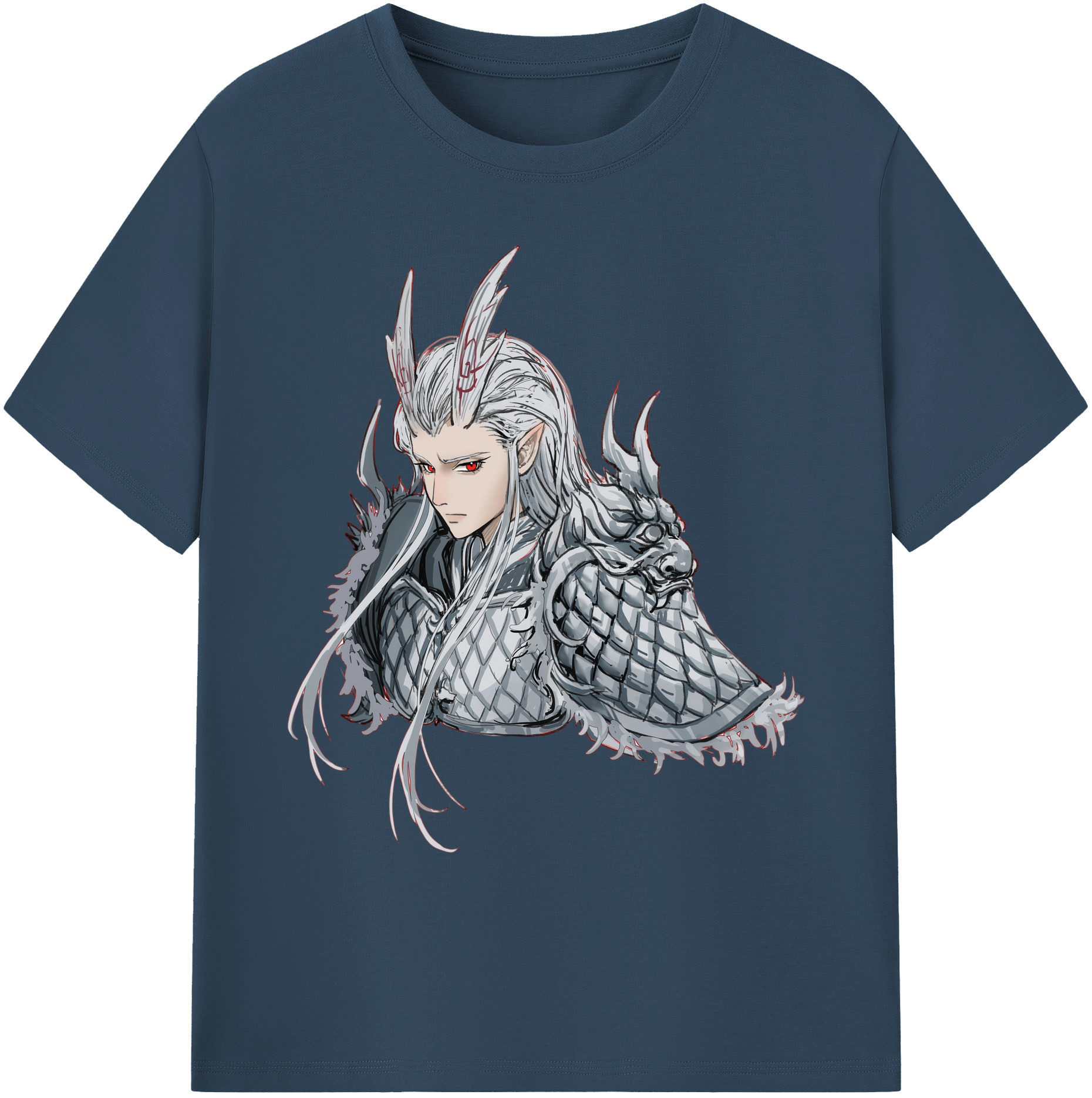 （画像用） Ne Zha 2 ナタ 魔童の大暴れ 綿100％ メンズ半袖Tシャツ｜肌触りやわらか＆通気性