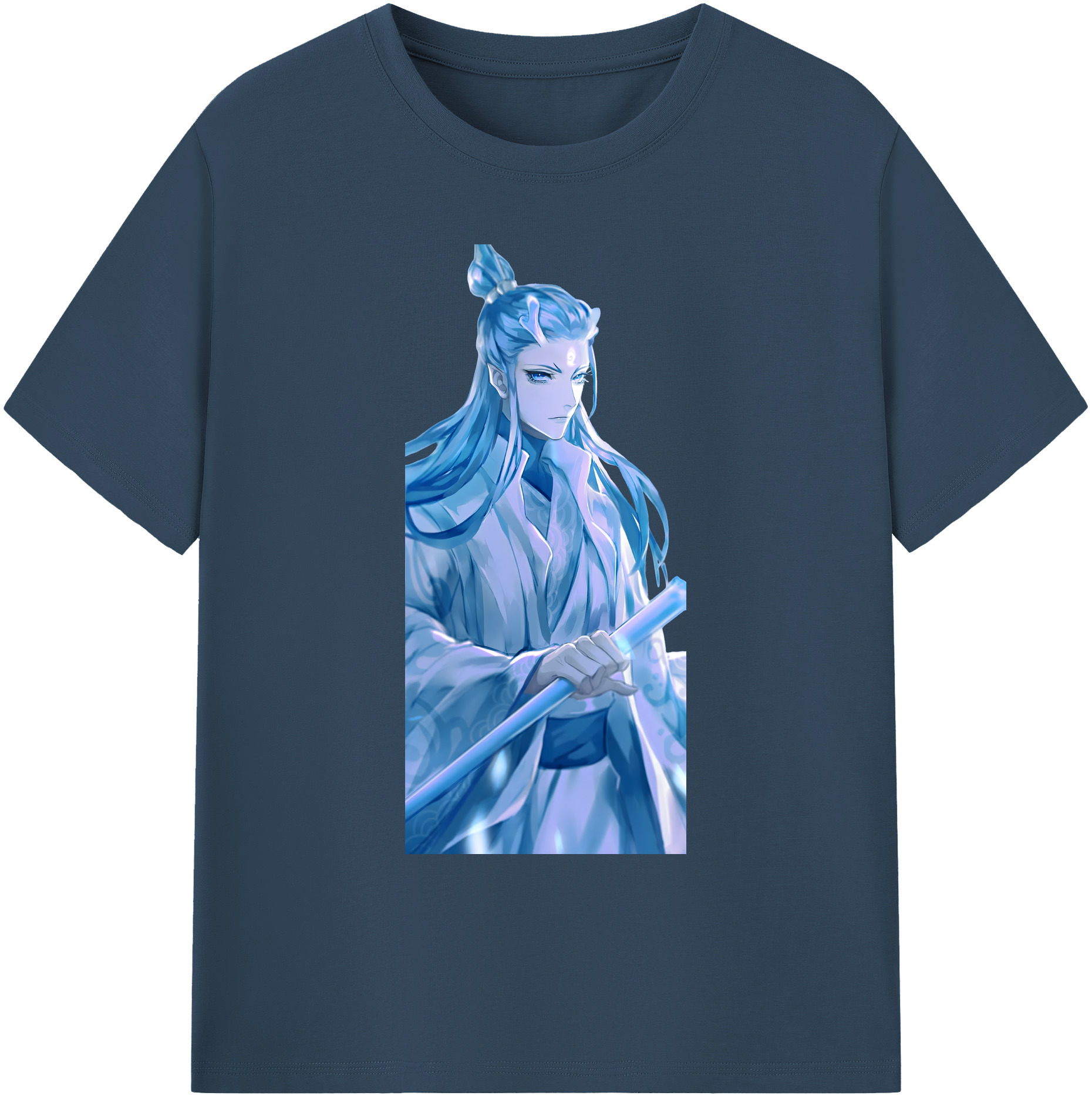 （画像用） Ne Zha 2 ナタ 魔童の大暴れ 綿100％ メンズ半袖Tシャツ｜肌触りやわらか＆通気性