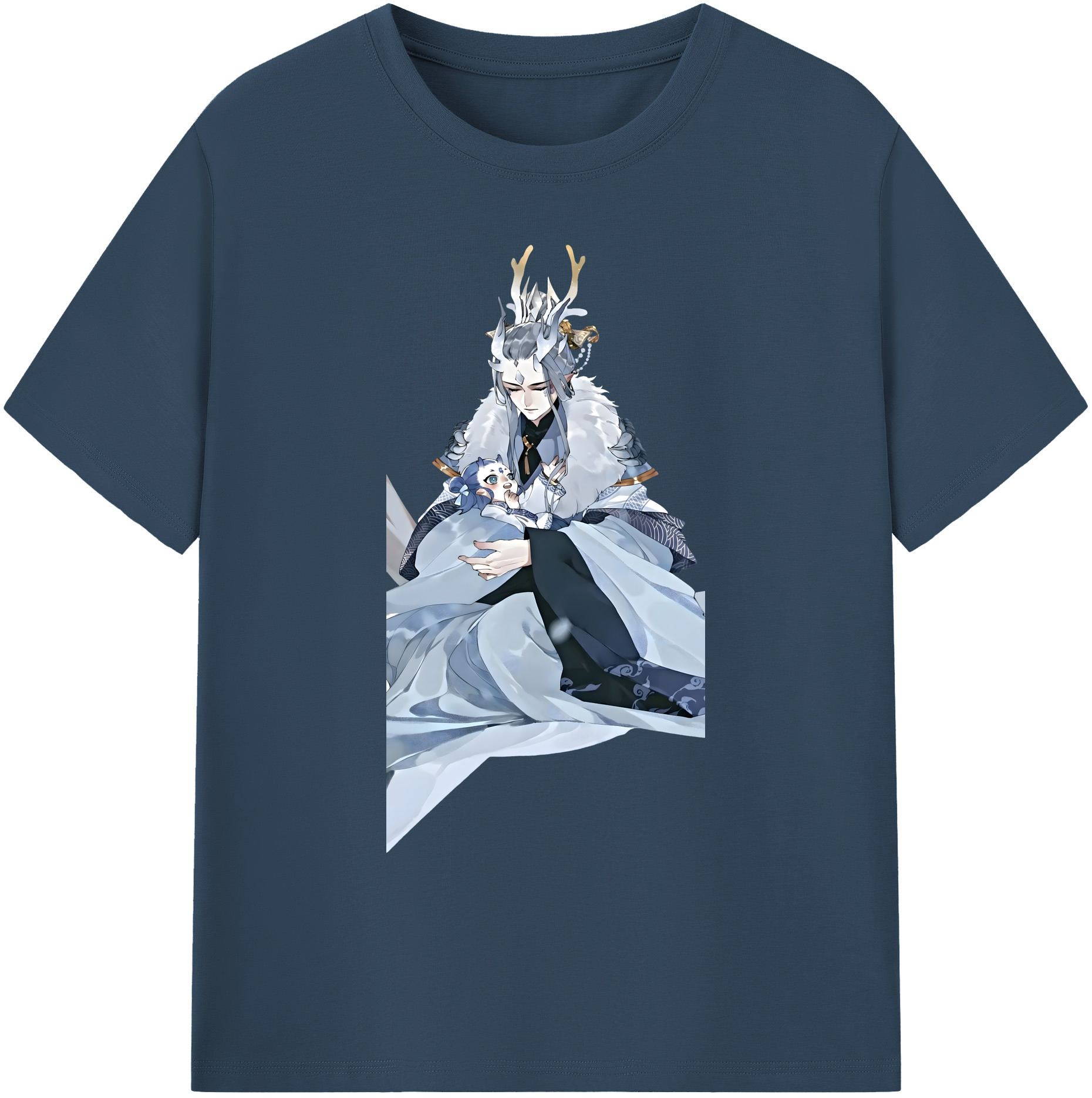 （画像用） Ne Zha 2 ナタ 魔童の大暴れ 綿100％ メンズ半袖Tシャツ｜肌触りやわらか＆通気性