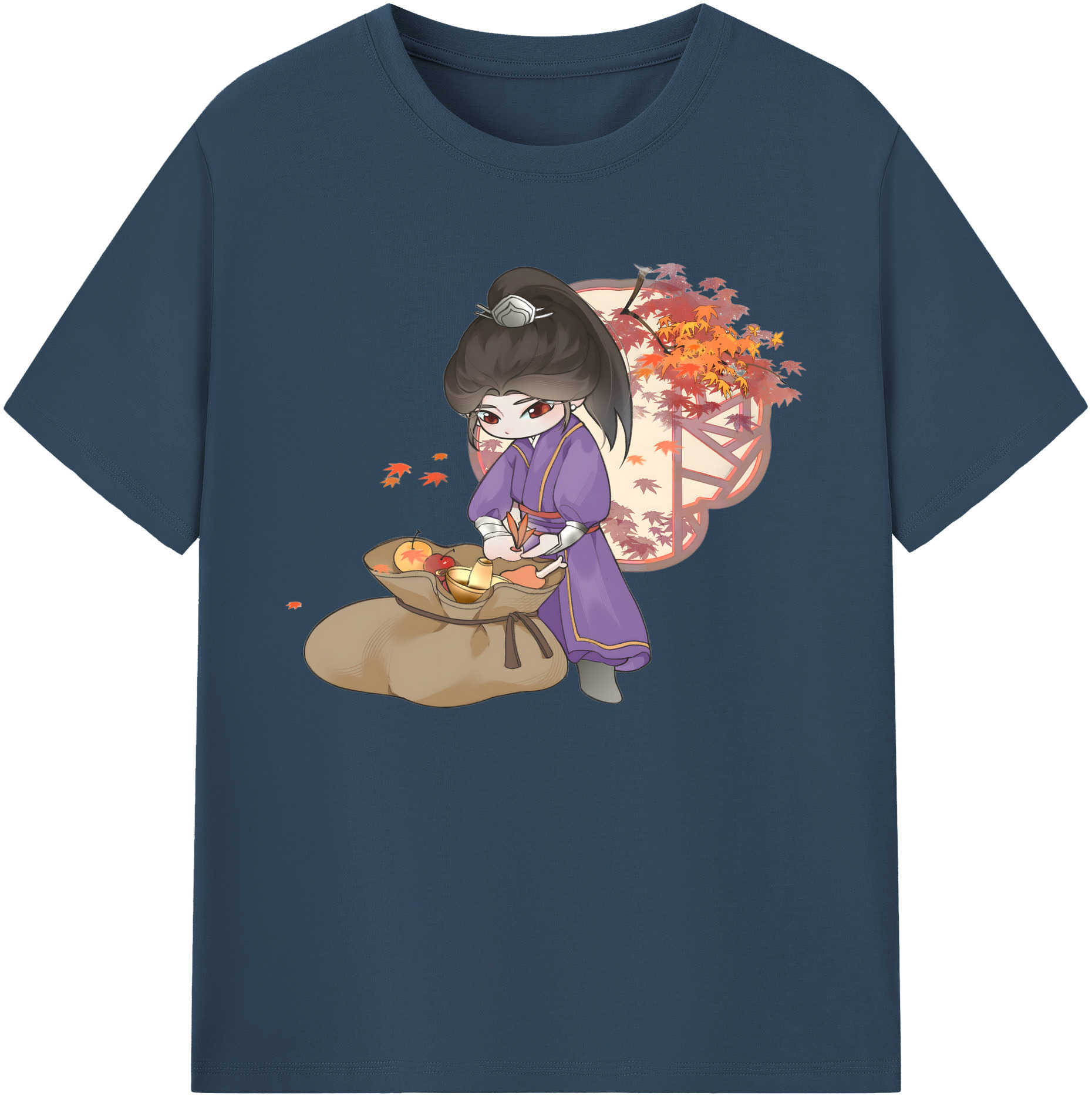 （画像用） Ne Zha 2 ナタ 魔童の大暴れ 綿100％ メンズ半袖Tシャツ｜肌触りやわらか＆通気性