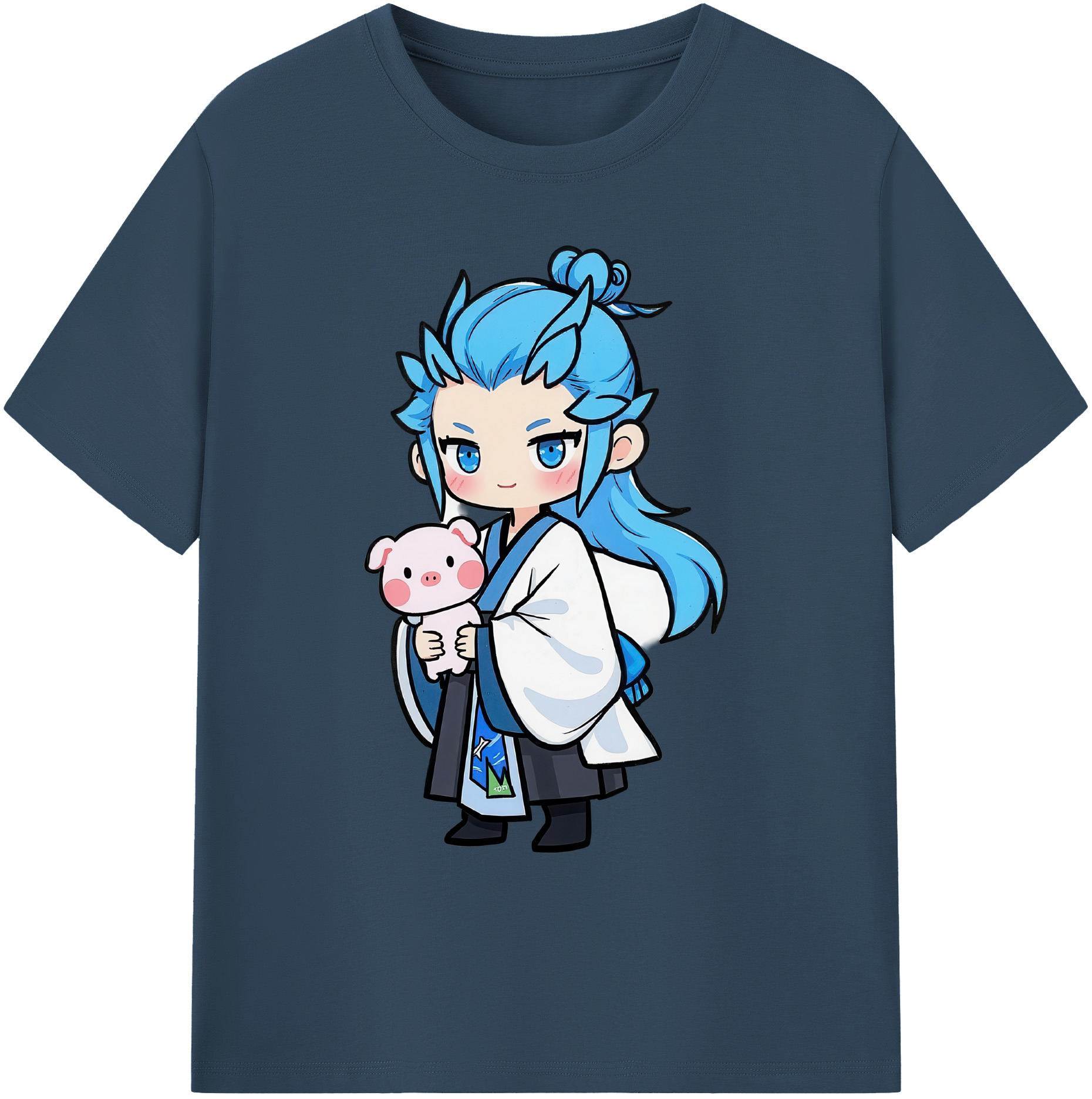 （画像用） Ne Zha 2 ナタ 魔童の大暴れ 綿100％ メンズ半袖Tシャツ｜肌触りやわらか＆通気性