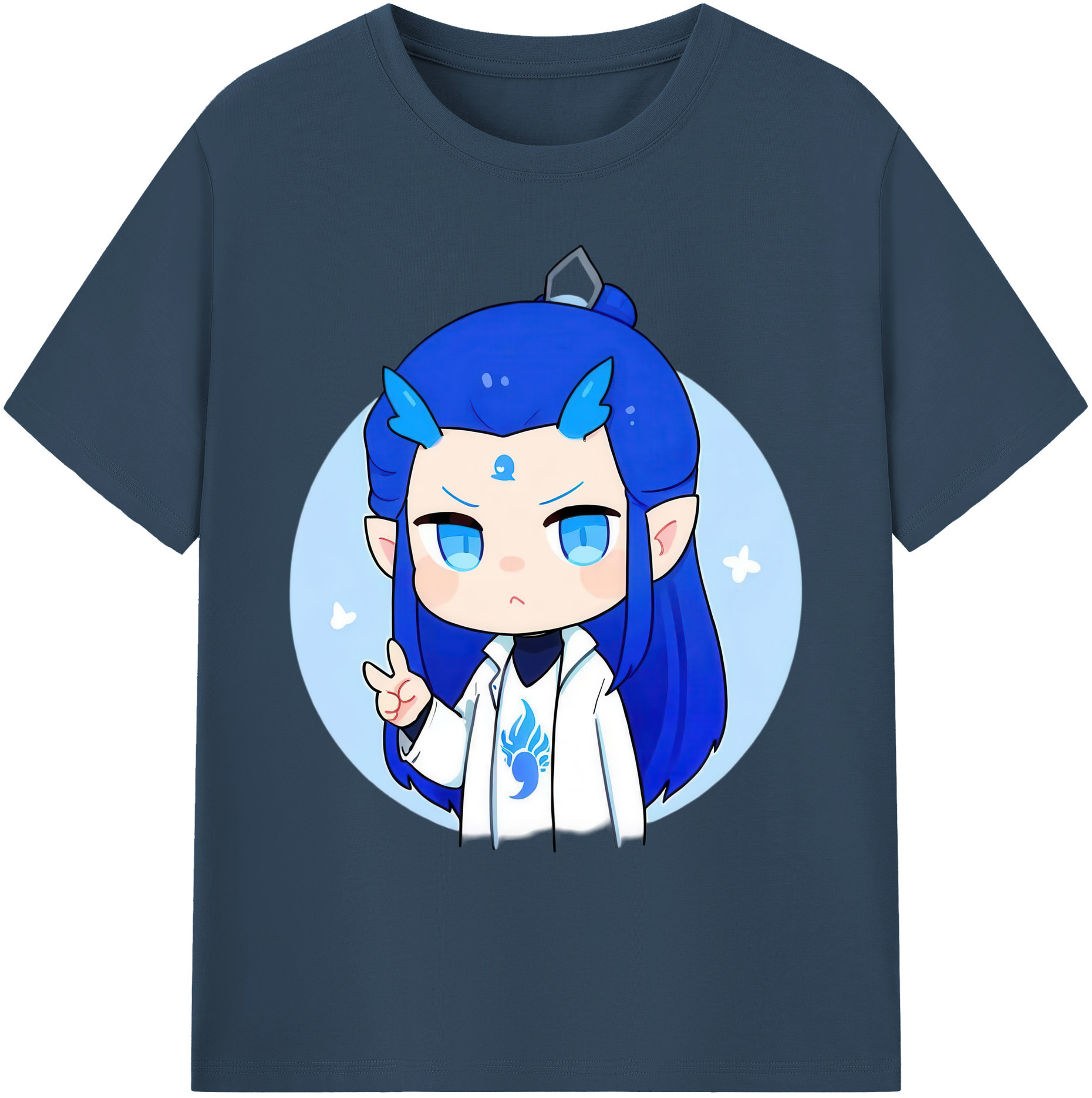 （画像用） Ne Zha 2 ナタ 魔童の大暴れ 綿100％ メンズ半袖Tシャツ｜肌触りやわらか＆通気性