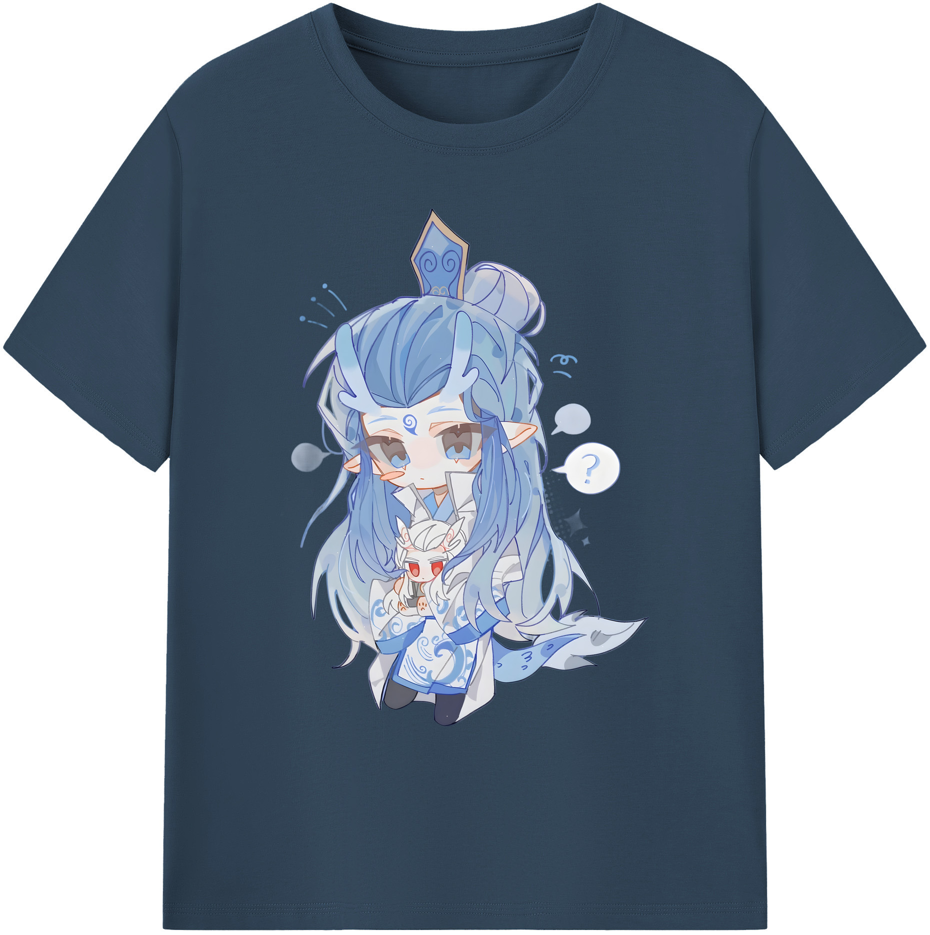 （画像用） Ne Zha 2 ナタ 魔童の大暴れ 綿100％ メンズ半袖Tシャツ｜肌触りやわらか＆通気性