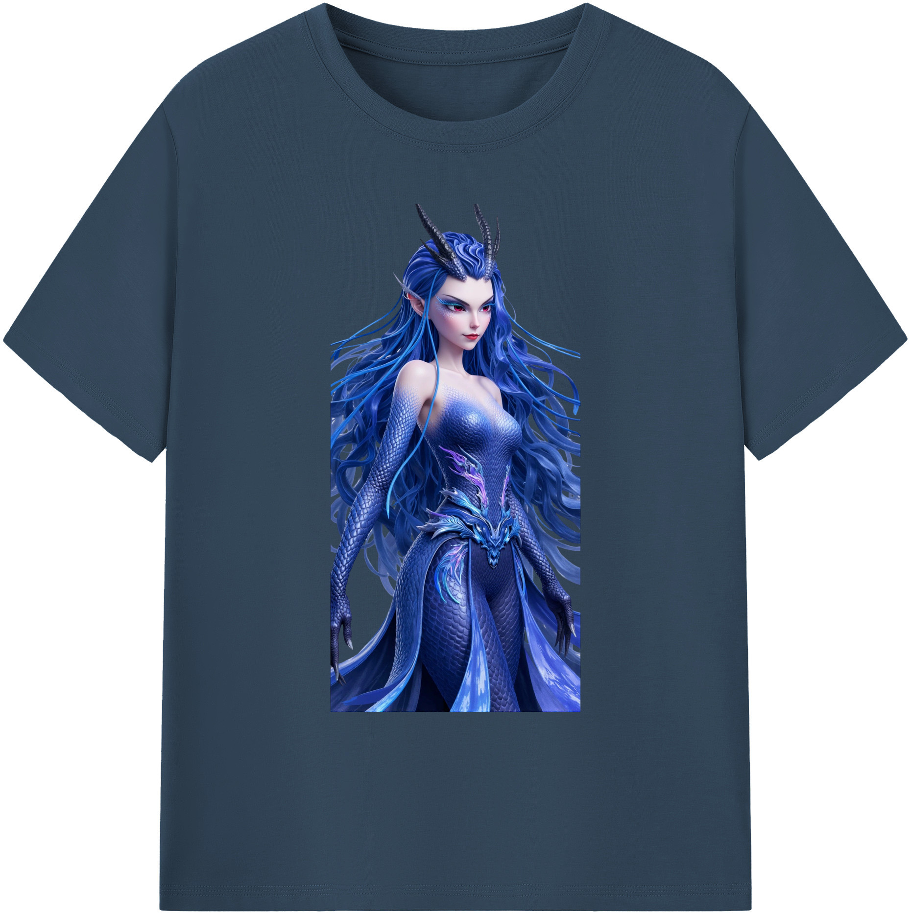 （画像用） Ne Zha 2 ナタ 魔童の大暴れ 綿100％ メンズ半袖Tシャツ｜肌触りやわらか＆通気性
