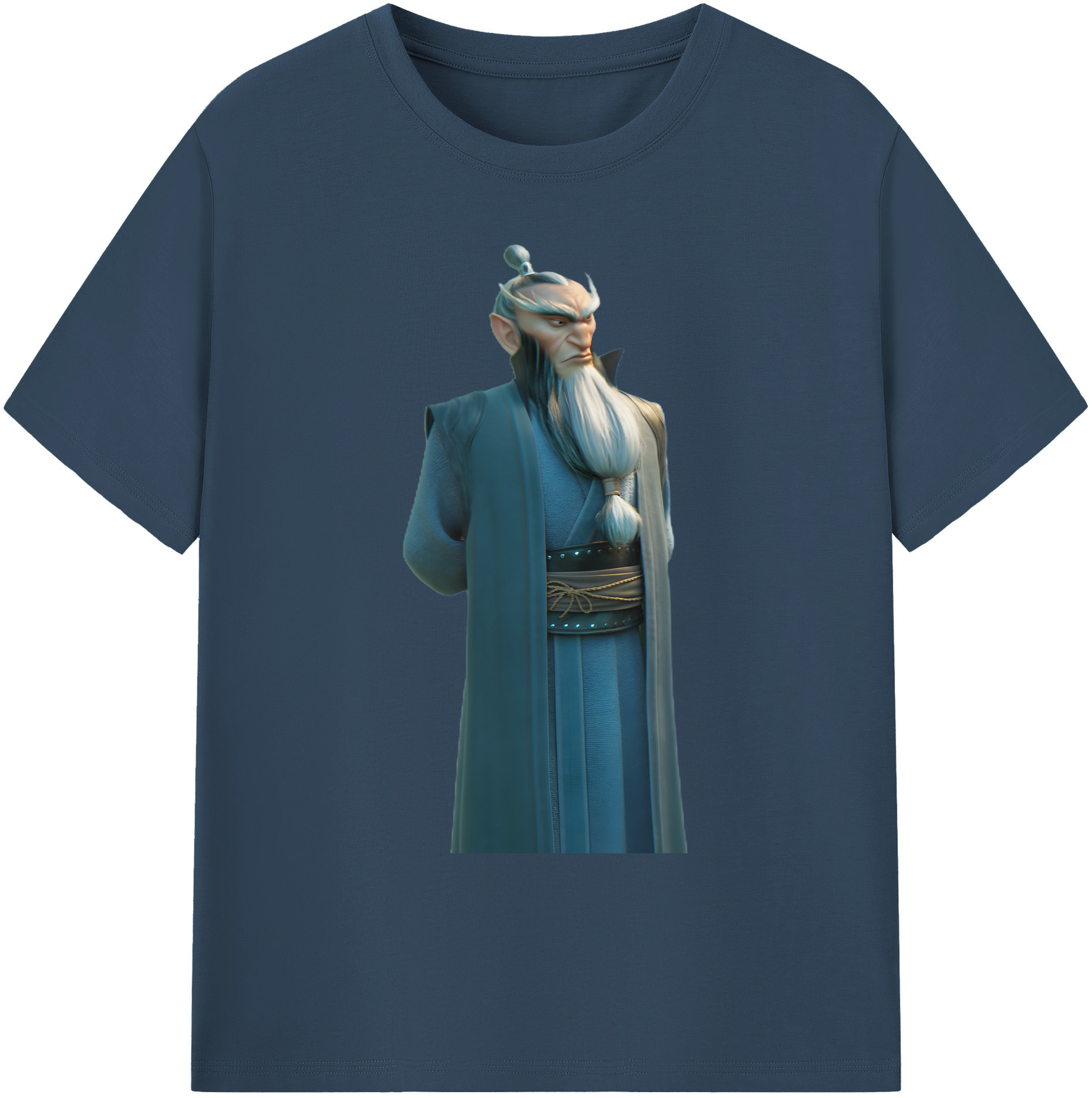 （画像用） Ne Zha 2 ナタ 魔童の大暴れ 綿100％ メンズ半袖Tシャツ｜肌触りやわらか＆通気性