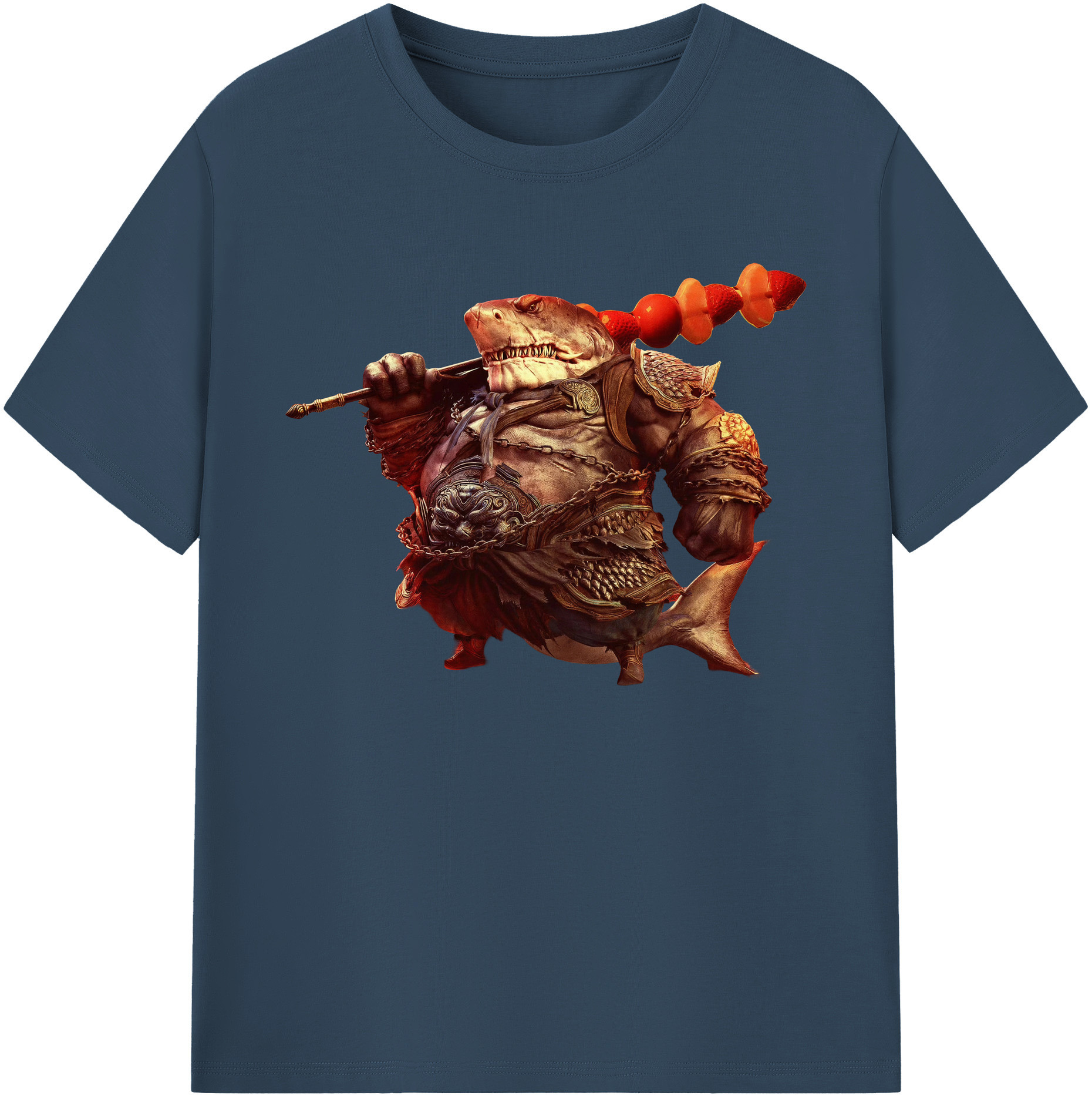 （画像用） Ne Zha 2 ナタ 魔童の大暴れ 綿100％ メンズ半袖Tシャツ｜肌触りやわらか＆通気性