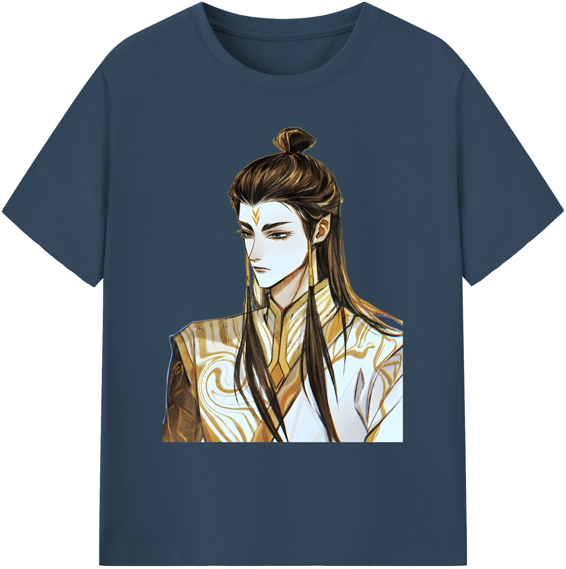 （画像用） Ne Zha 2 ナタ 魔童の大暴れ 綿100％ メンズ半袖Tシャツ｜肌触りやわらか＆通気性
