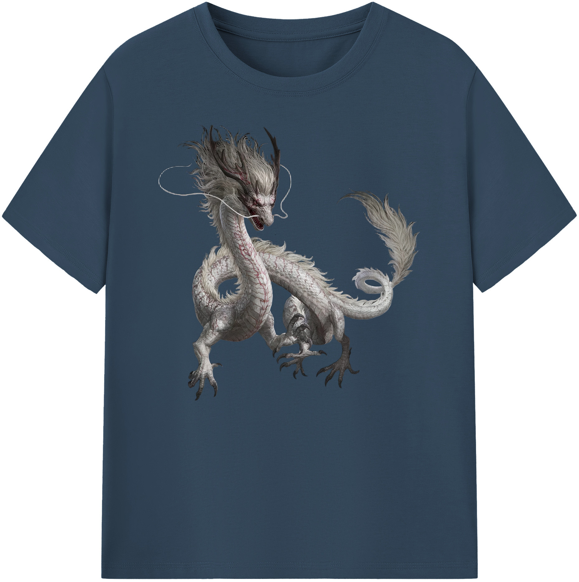 （画像用） Ne Zha 2 ナタ 魔童の大暴れ 綿100％ メンズ半袖Tシャツ｜肌触りやわらか＆通気性