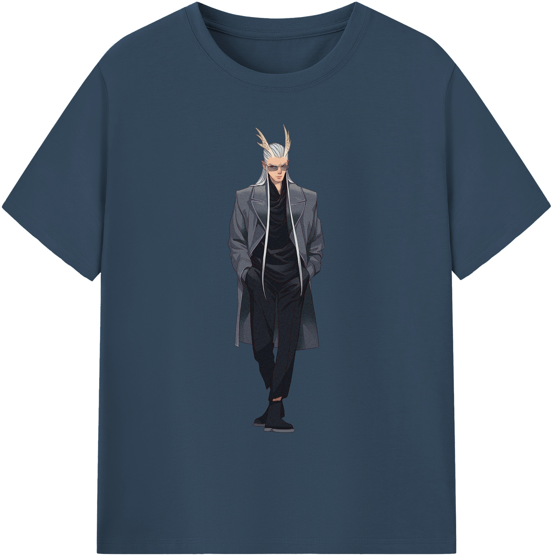 （画像用） Ne Zha 2 ナタ 魔童の大暴れ 綿100％ メンズ半袖Tシャツ｜肌触りやわらか＆通気性
