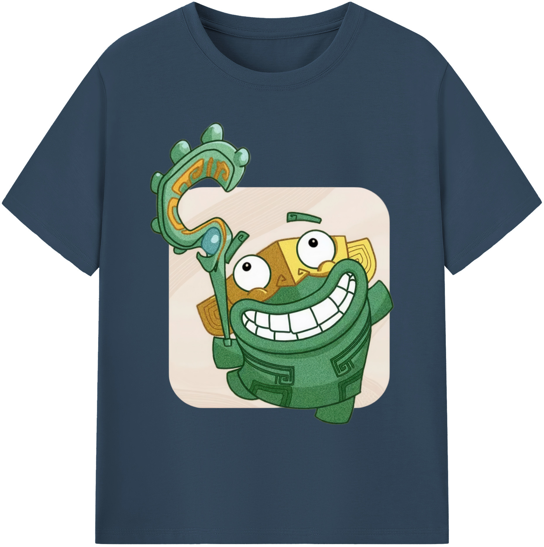 （画像用） Ne Zha 2 ナタ 魔童の大暴れ 綿100％ メンズ半袖Tシャツ｜肌触りやわらか＆通気性