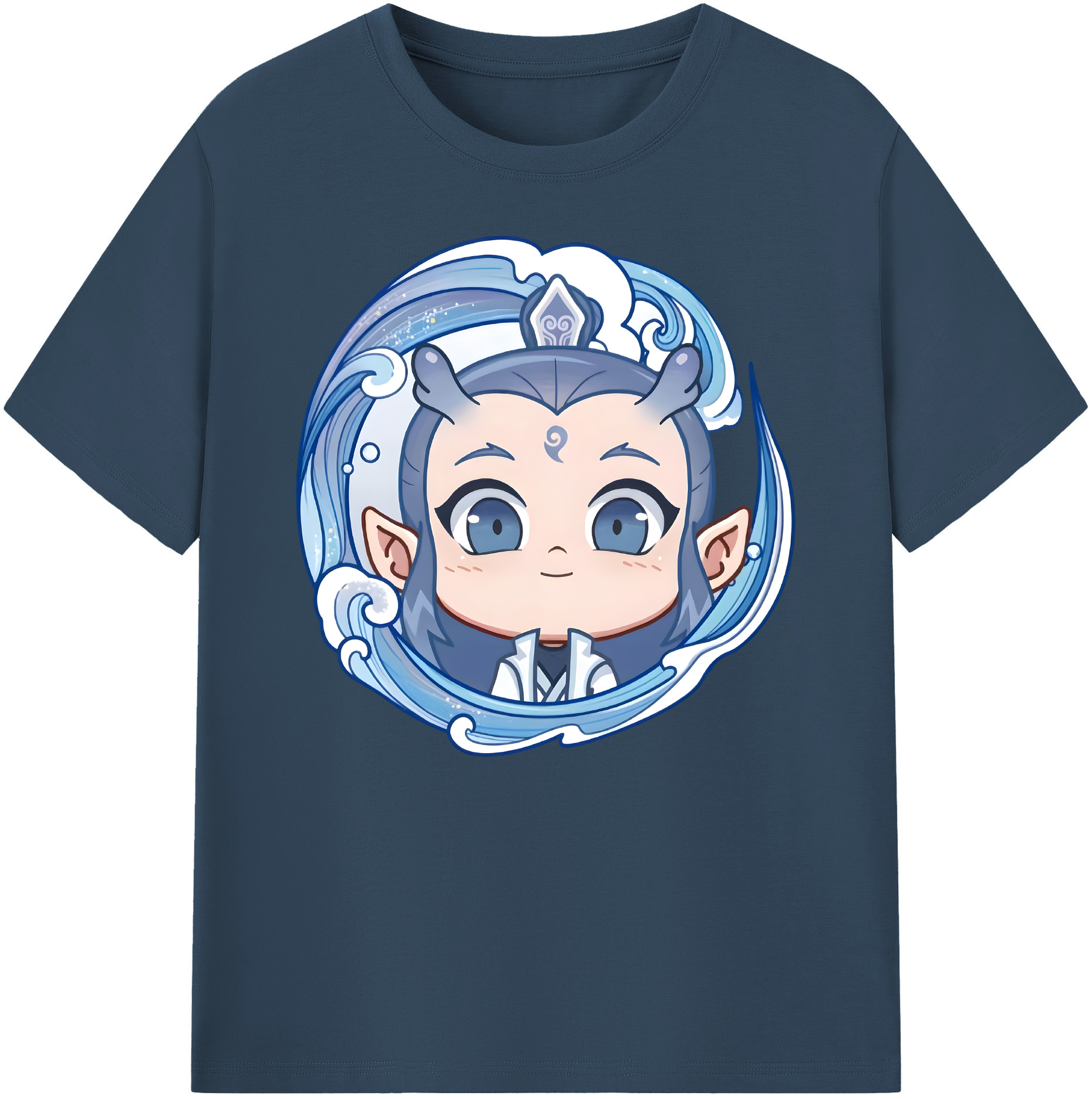 （画像用） Ne Zha 2 ナタ 魔童の大暴れ 綿100％ メンズ半袖Tシャツ｜肌触りやわらか＆通気性