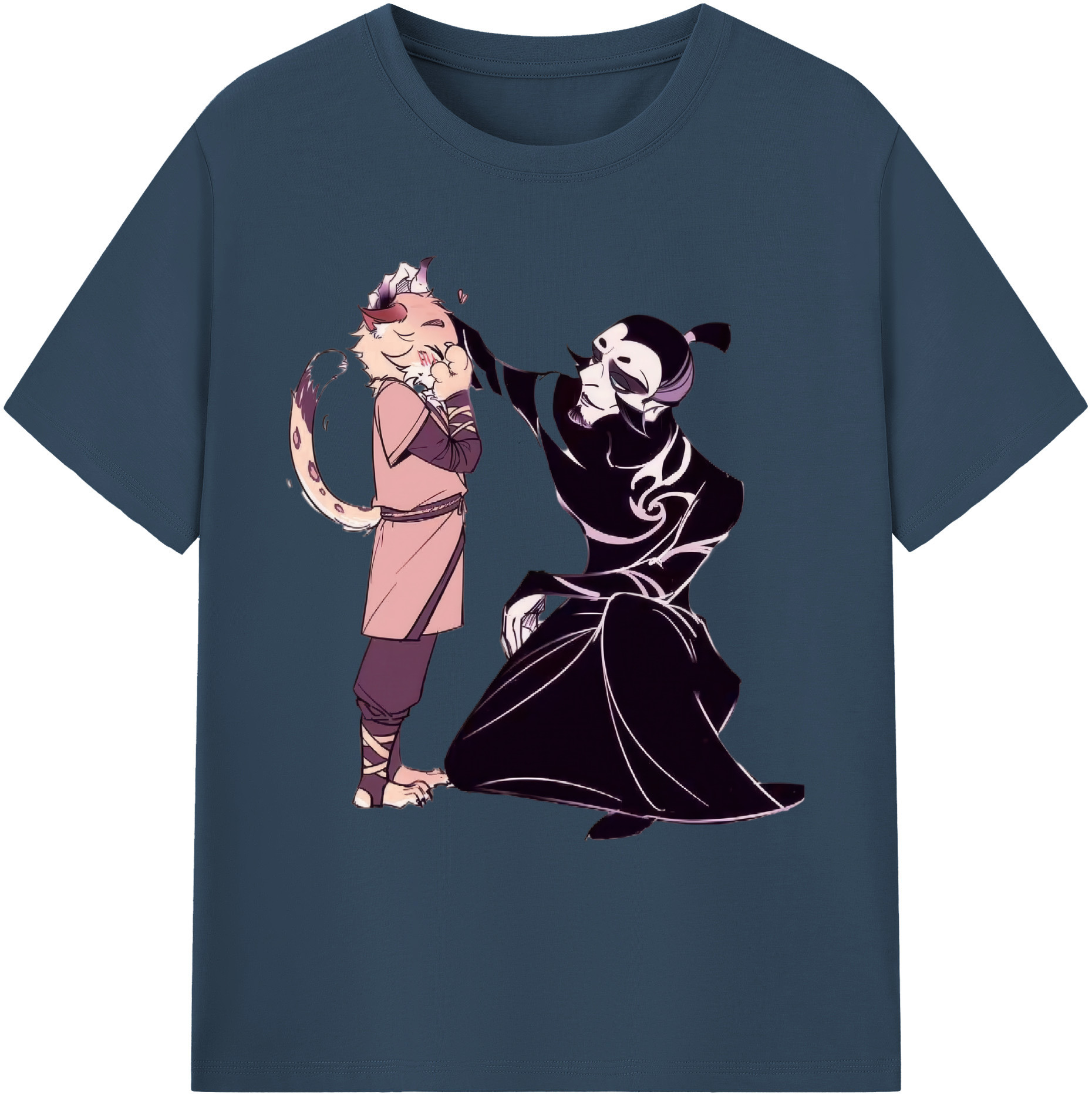 （画像用） Ne Zha 2 ナタ 魔童の大暴れ 綿100％ メンズ半袖Tシャツ｜肌触りやわらか＆通気性
