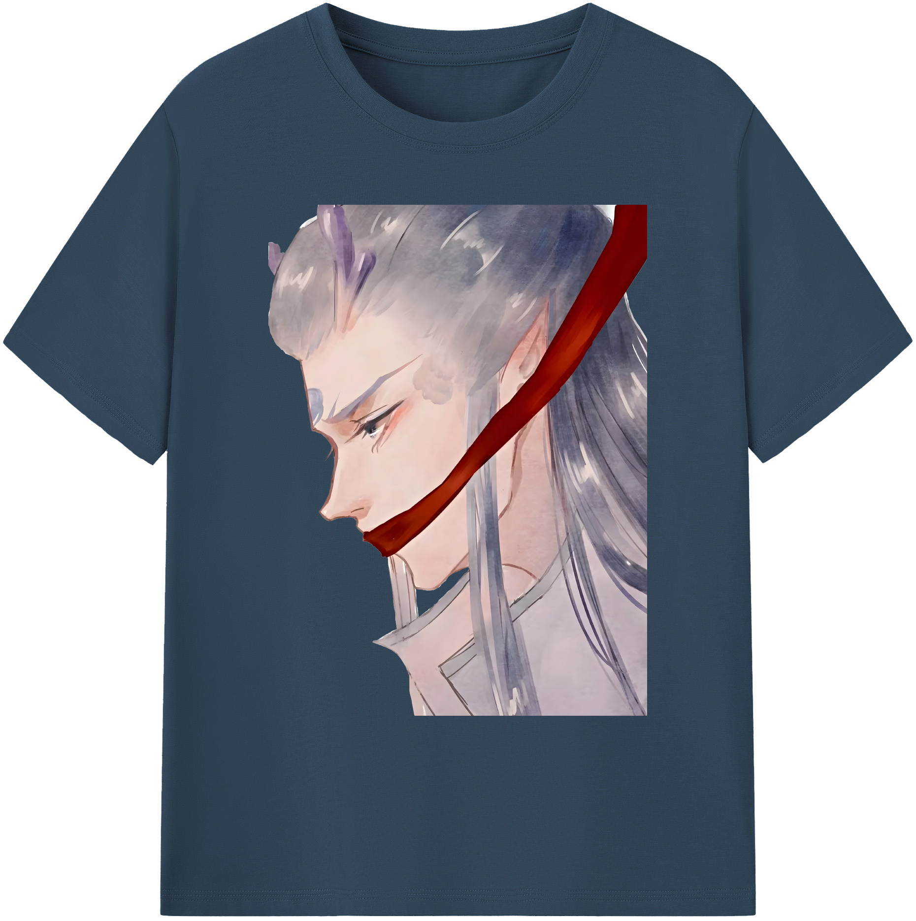 （画像用） Ne Zha 2 ナタ 魔童の大暴れ 綿100％ メンズ半袖Tシャツ｜肌触りやわらか＆通気性