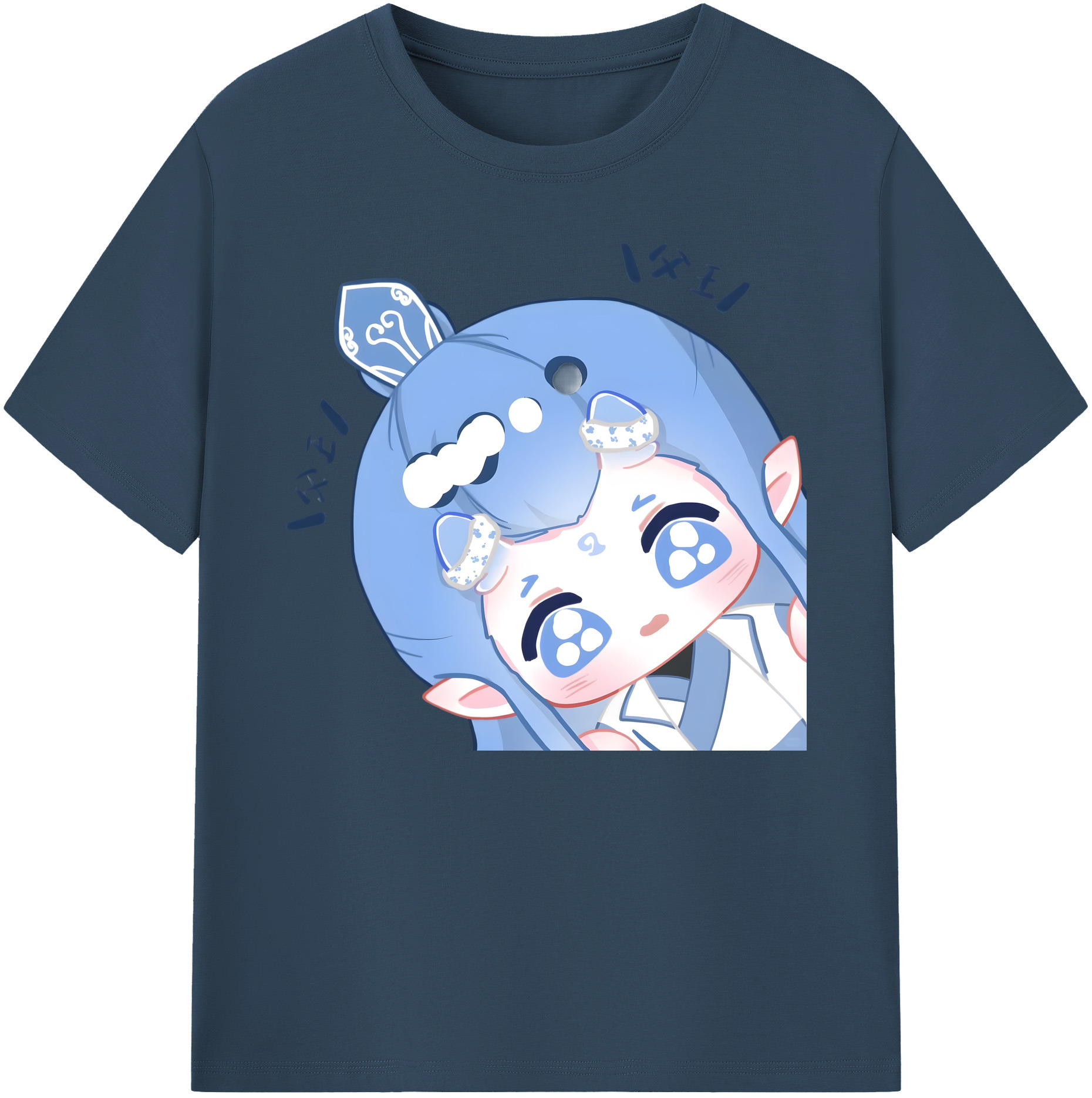 （画像用） Ne Zha 2 ナタ 魔童の大暴れ 綿100％ メンズ半袖Tシャツ｜肌触りやわらか＆通気性