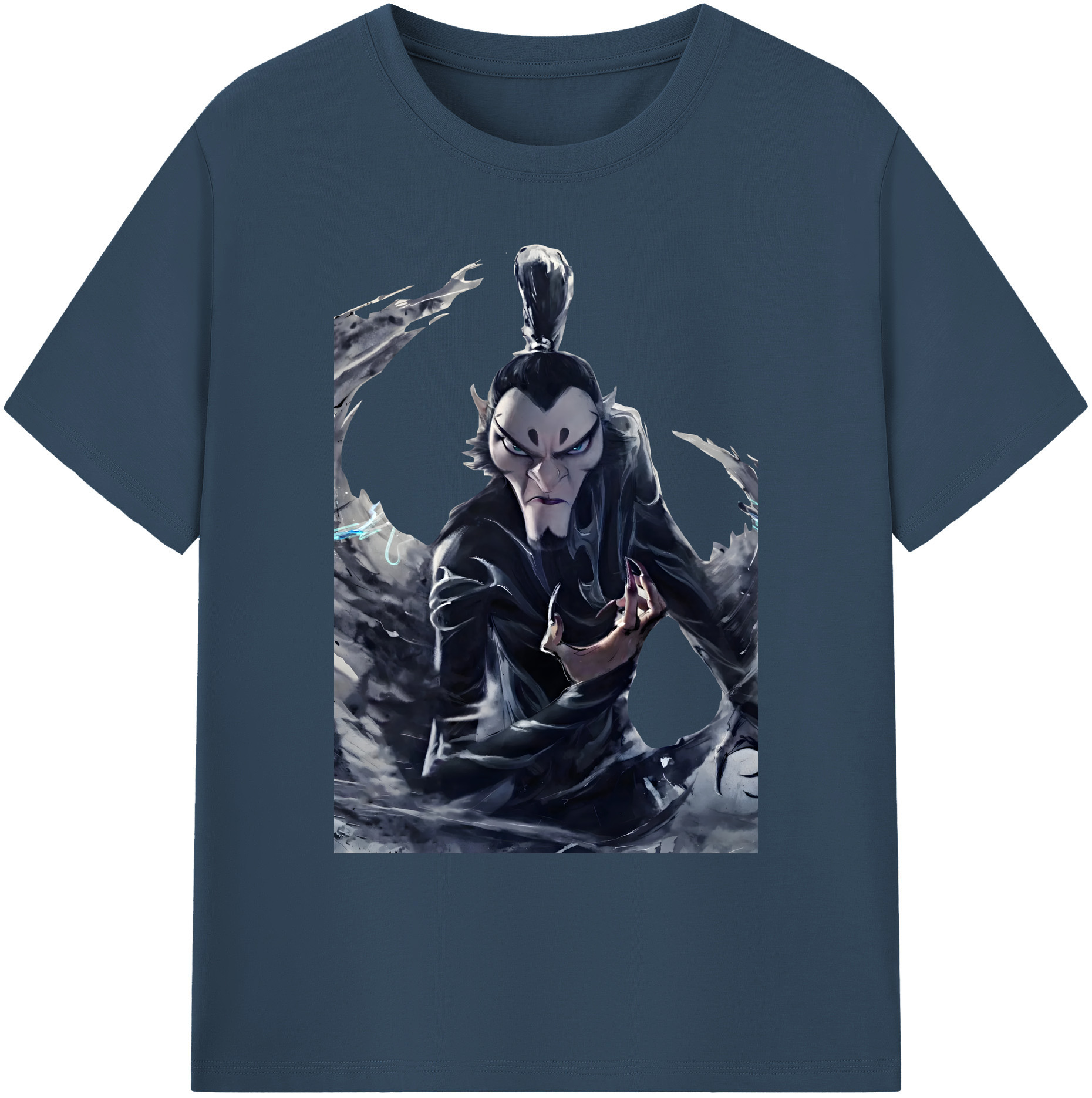 （画像用） Ne Zha 2 ナタ 魔童の大暴れ 綿100％ メンズ半袖Tシャツ｜肌触りやわらか＆通気性