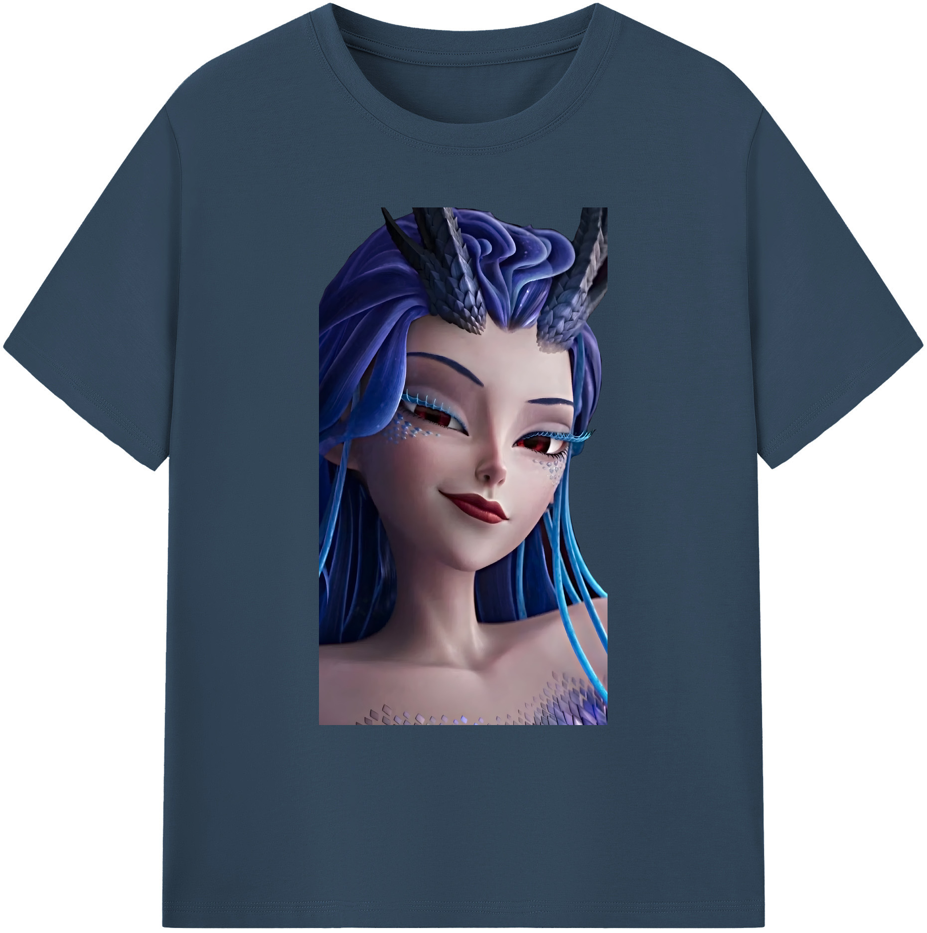 （画像用） Ne Zha 2 ナタ 魔童の大暴れ 綿100％ メンズ半袖Tシャツ｜肌触りやわらか＆通気性