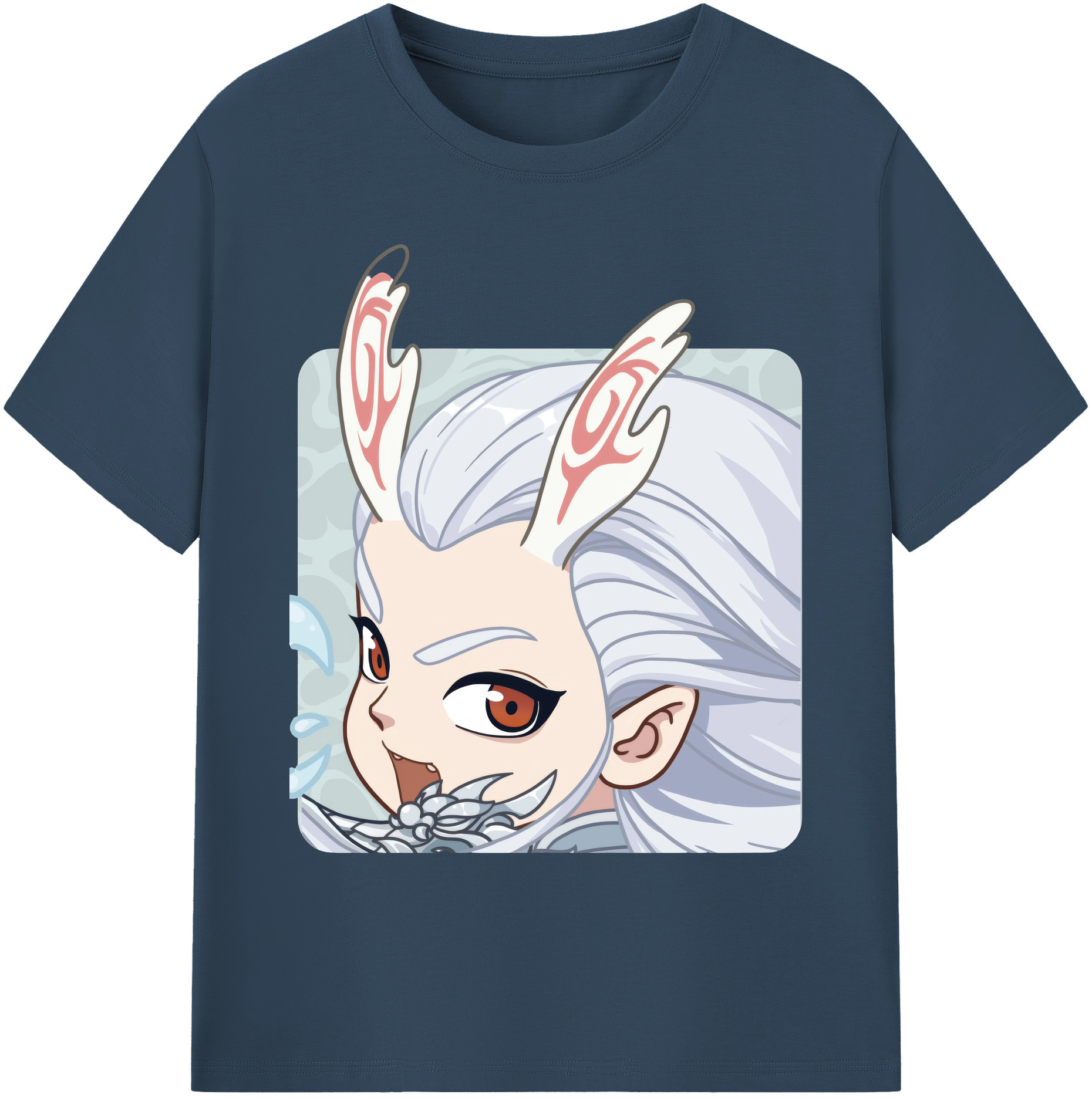 （画像用） Ne Zha 2 ナタ 魔童の大暴れ 綿100％ メンズ半袖Tシャツ｜肌触りやわらか＆通気性