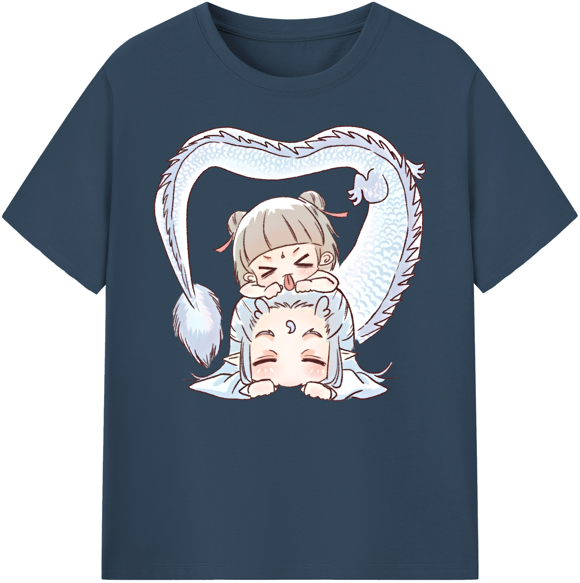 （画像用） Ne Zha 2 ナタ 魔童の大暴れ 綿100％ メンズ半袖Tシャツ｜肌触りやわらか＆通気性