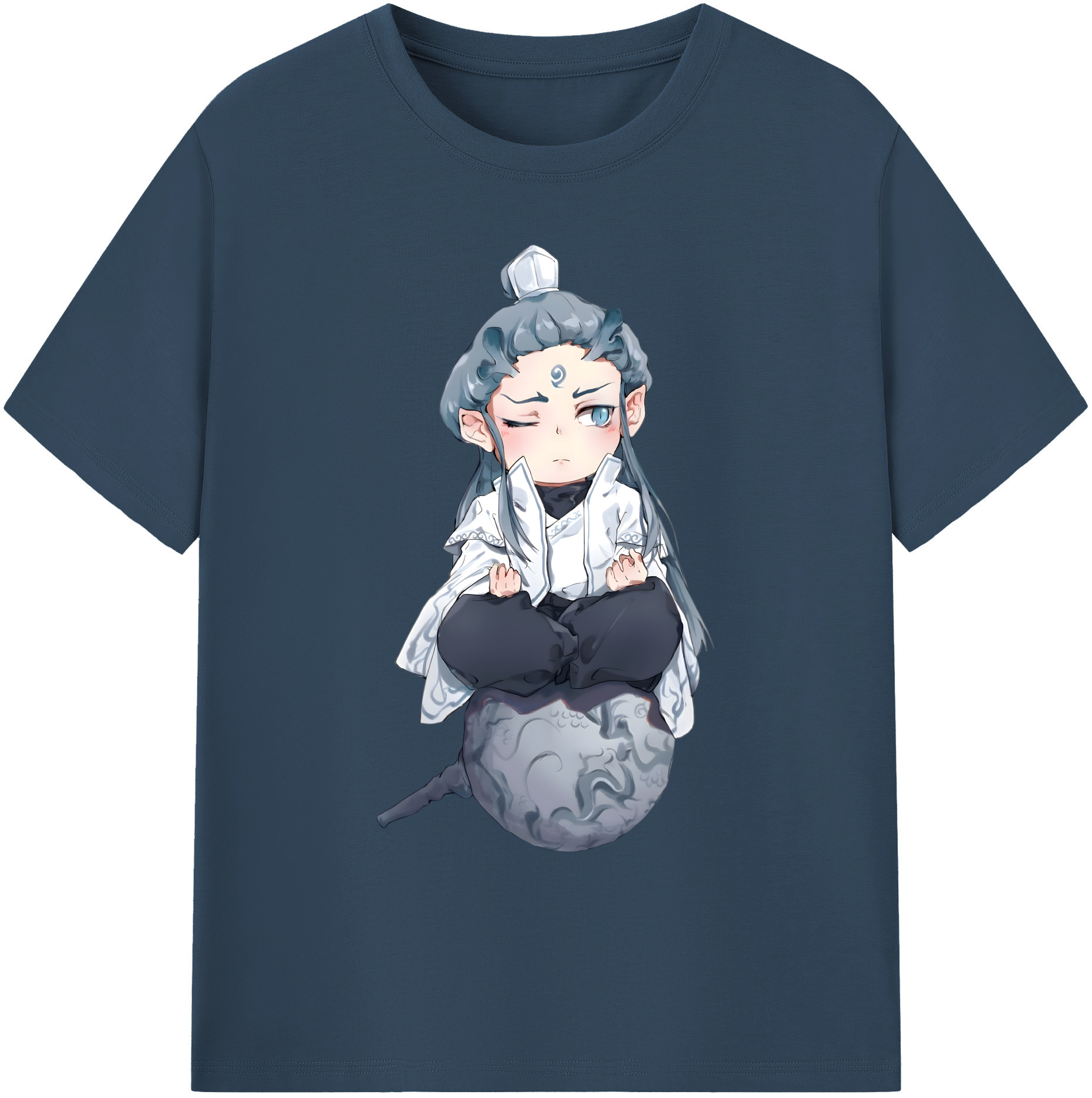 （画像用） Ne Zha 2 ナタ 魔童の大暴れ 綿100％ メンズ半袖Tシャツ｜肌触りやわらか＆通気性