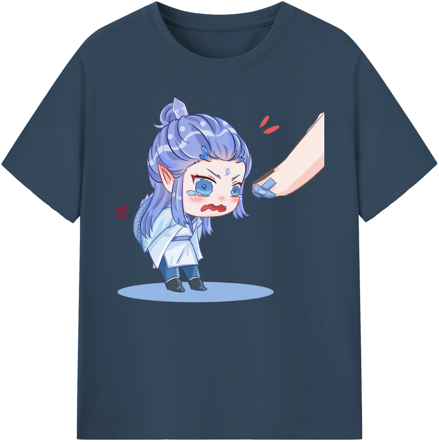 （画像用） Ne Zha 2 ナタ 魔童の大暴れ 綿100％ メンズ半袖Tシャツ｜肌触りやわらか＆通気性