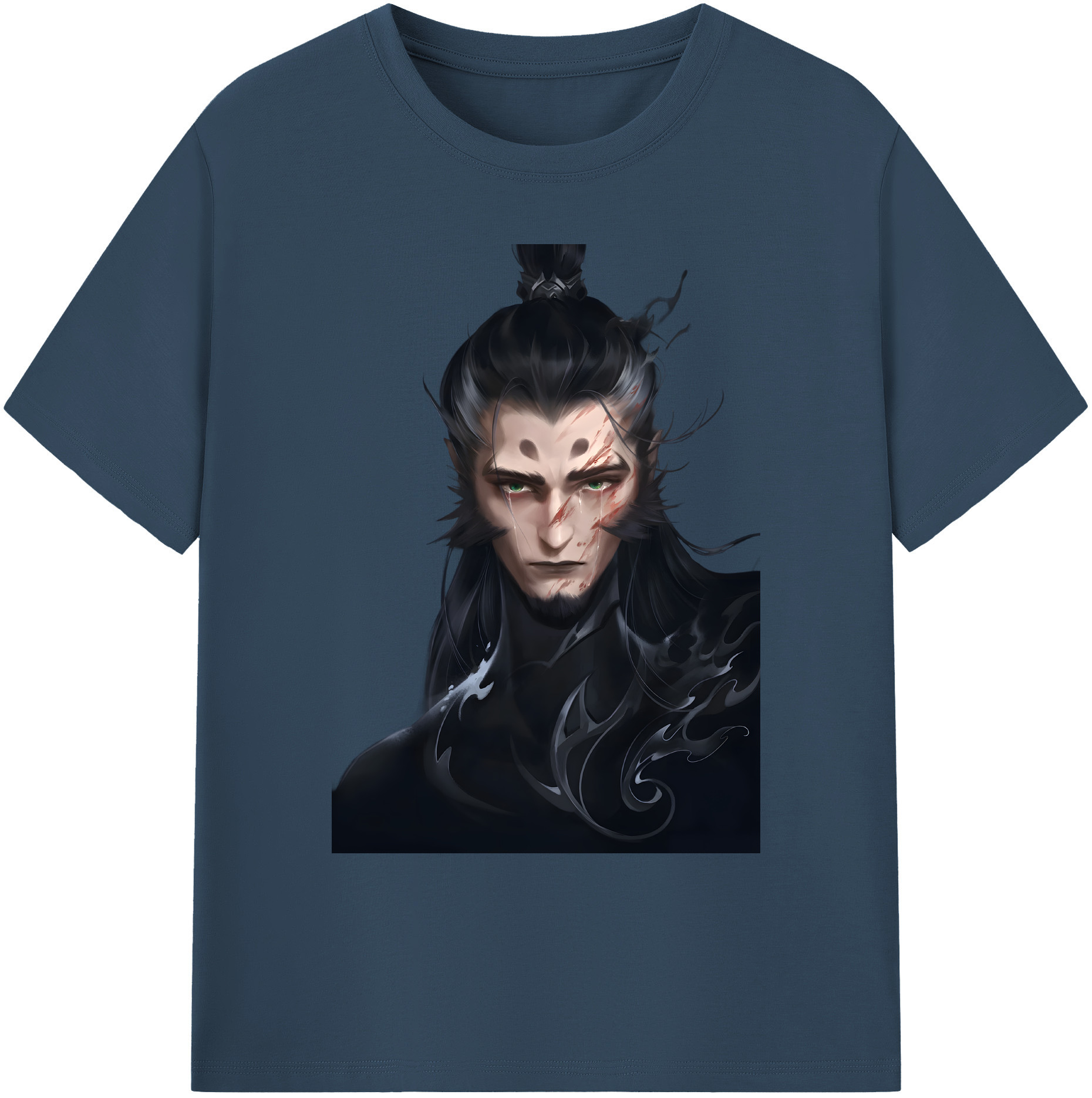 （画像用） Ne Zha 2 ナタ 魔童の大暴れ 綿100％ メンズ半袖Tシャツ｜肌触りやわらか＆通気性