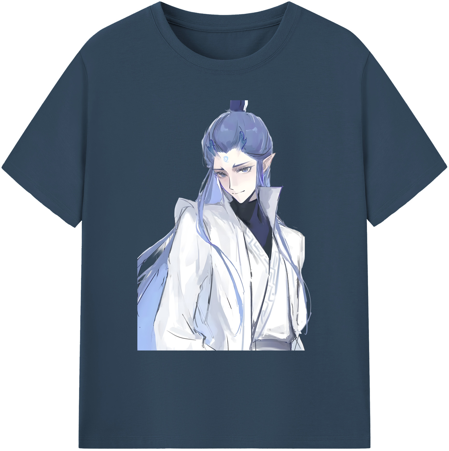（画像用） Ne Zha 2 ナタ 魔童の大暴れ 綿100％ メンズ半袖Tシャツ｜肌触りやわらか＆通気性