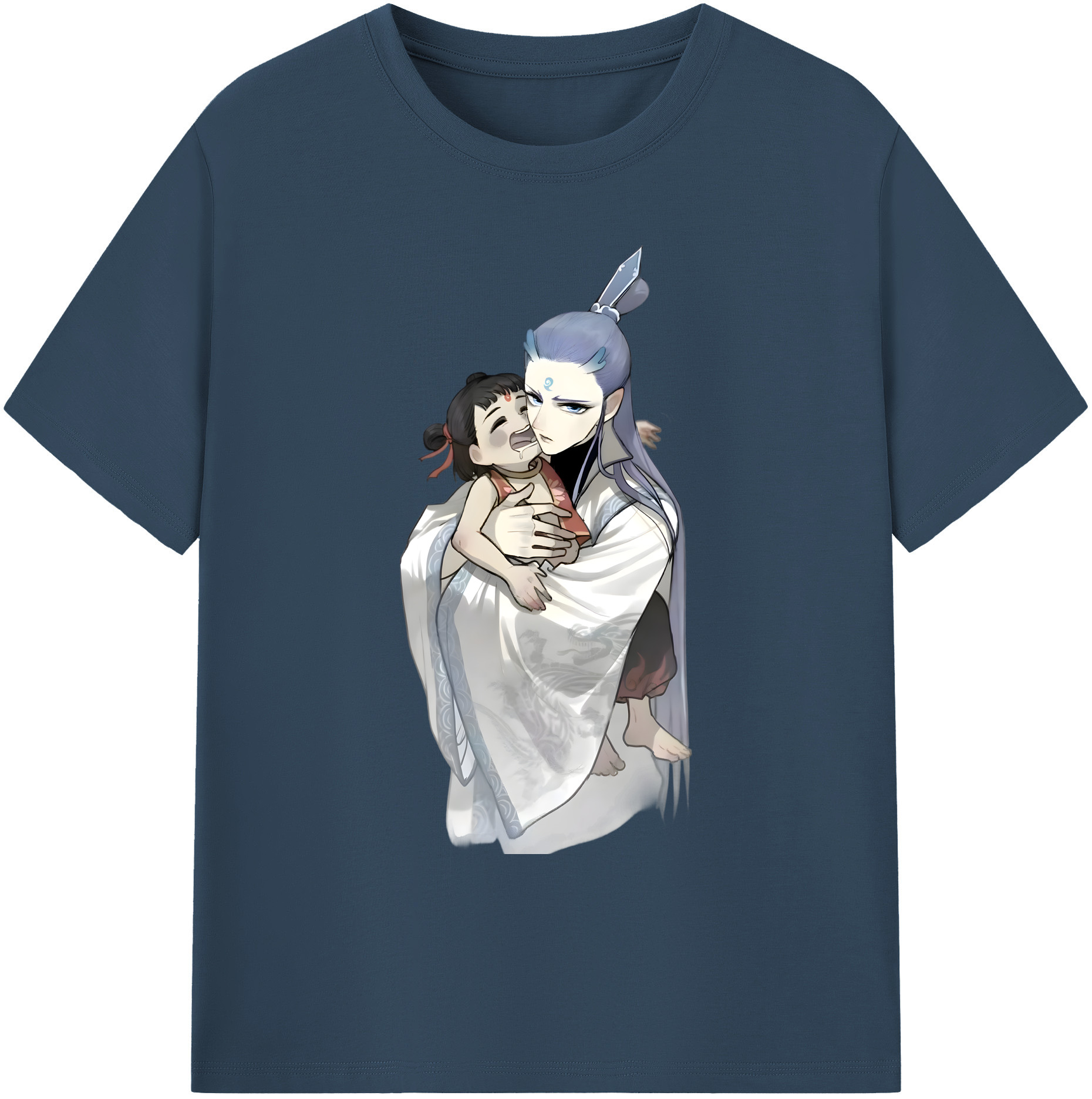 （画像用） Ne Zha 2 ナタ 魔童の大暴れ 綿100％ メンズ半袖Tシャツ｜肌触りやわらか＆通気性